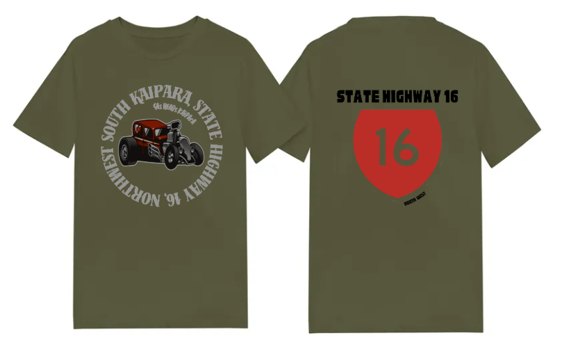 Hot Rod St Highway 16 T-Shirt