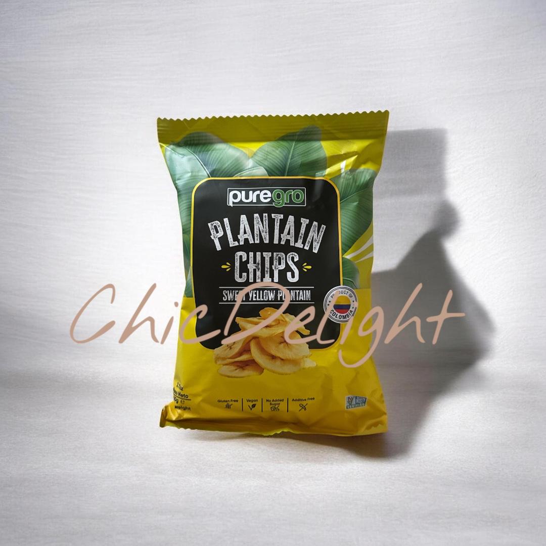 Puregro Plantain Chips (Yellow) X1