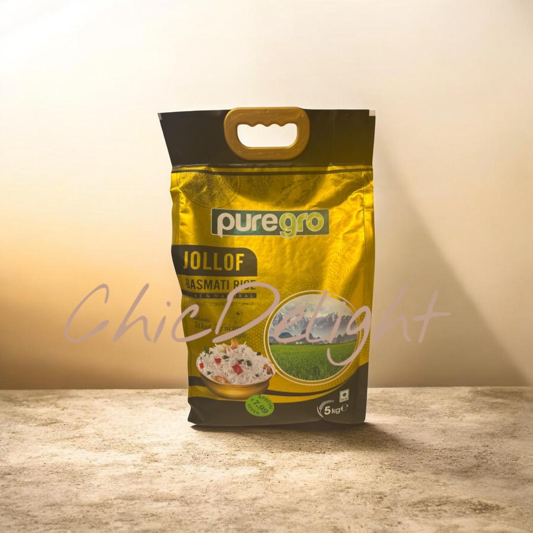 Puregro Jollof Basmati Rice 1X5kg