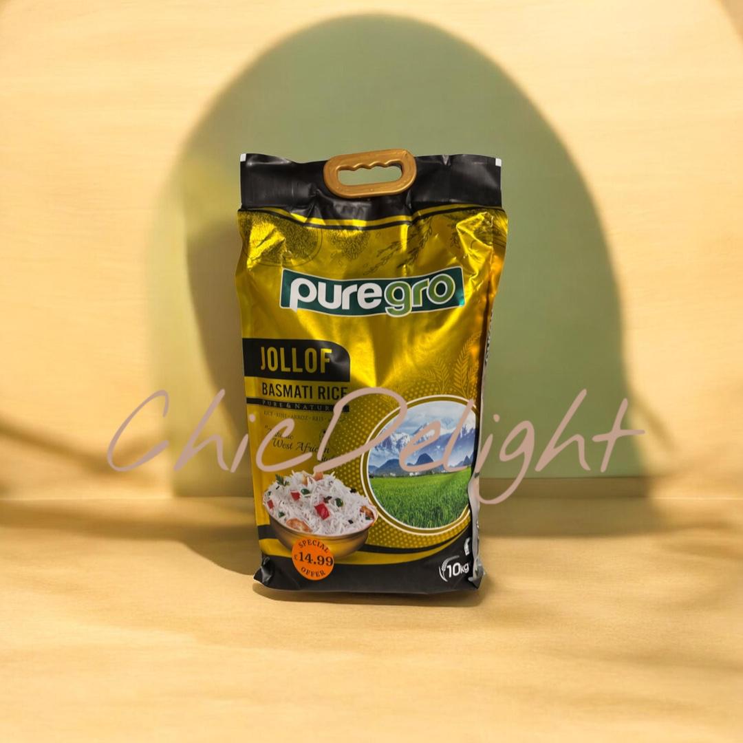 Puregro jollof Basmati rice 1X10kg