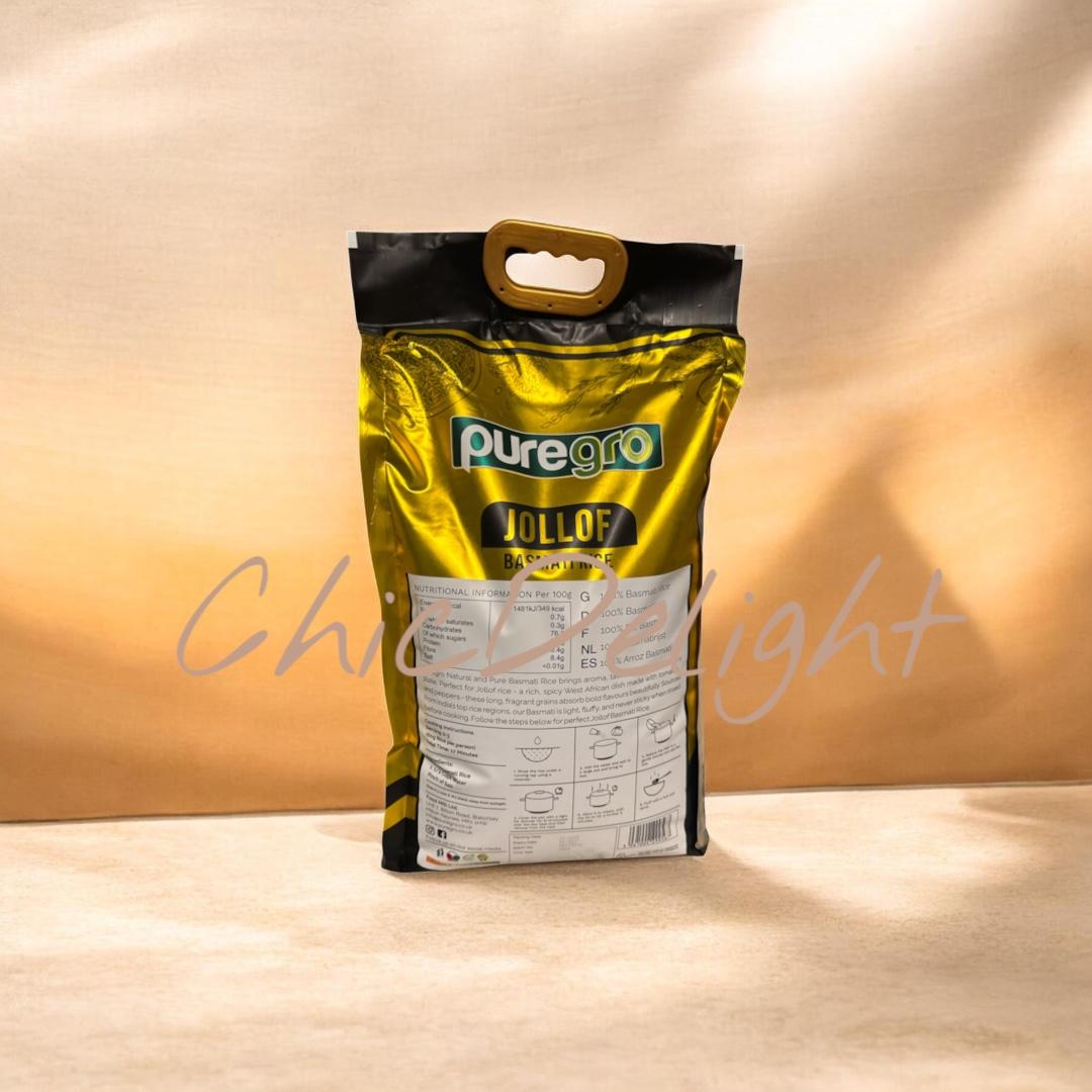 Puregro jollof Basmati rice 1X10kg