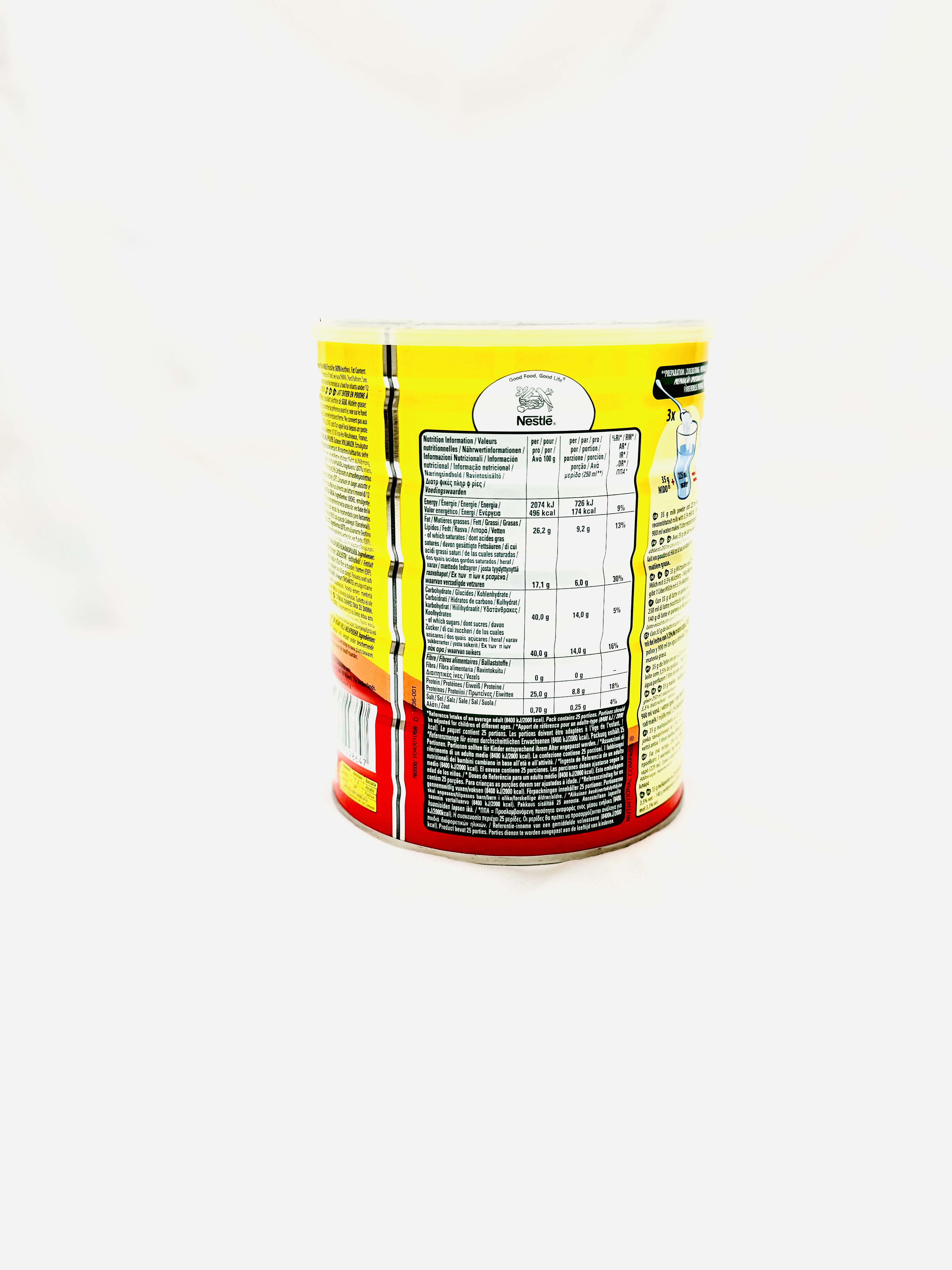 Nido Milk Poweder 1x900g