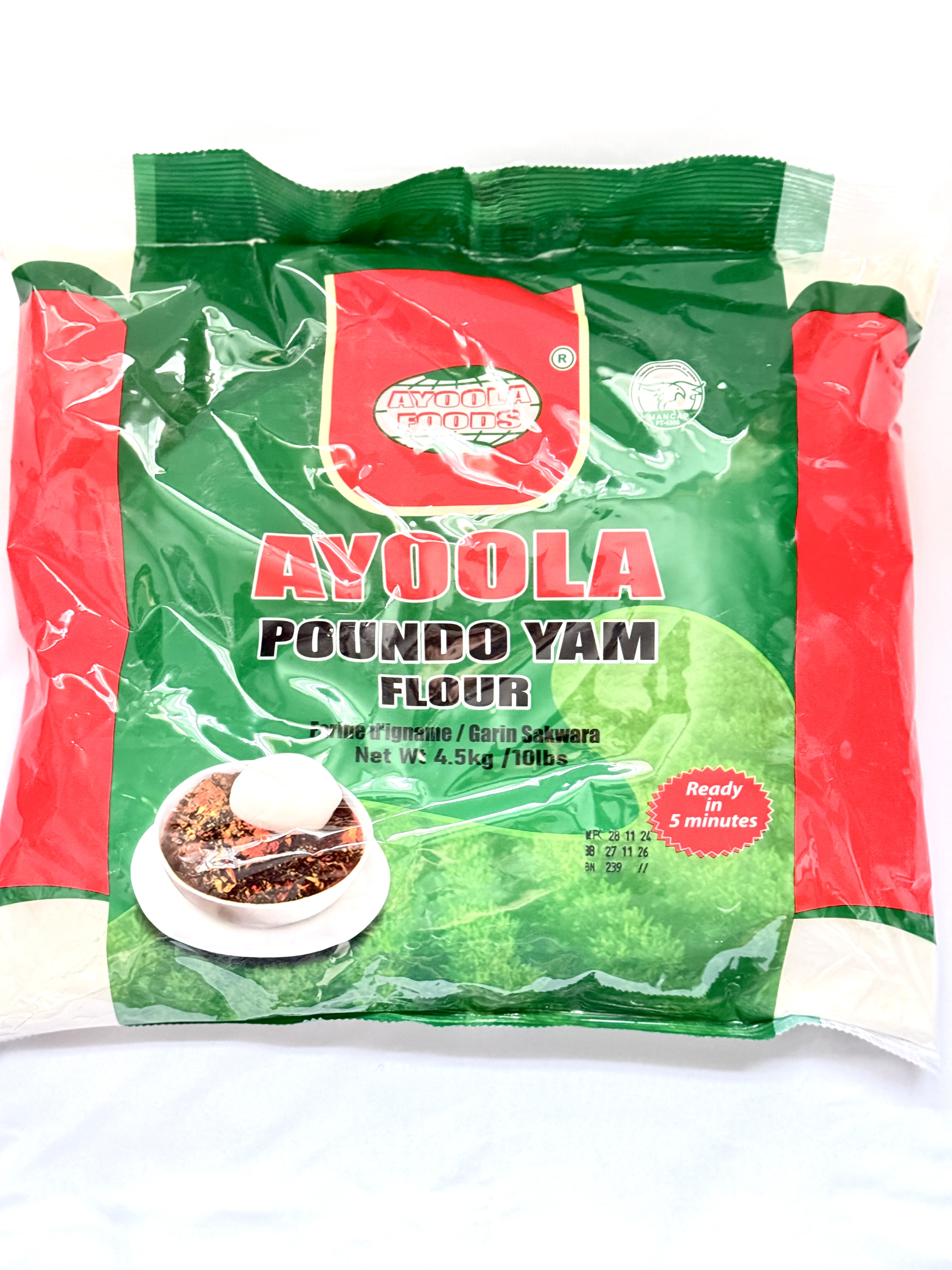 Ayoola Pounded Yam 1x4.5kg