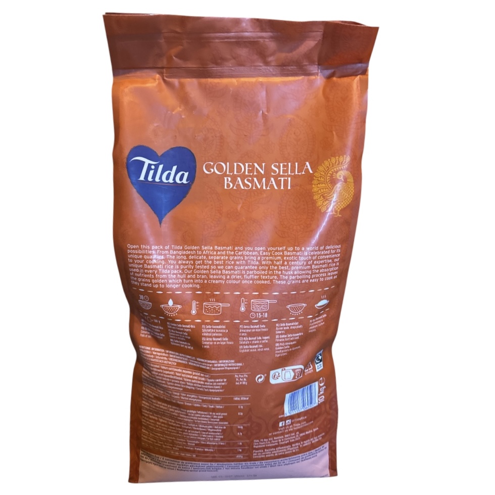 Tilda Golden Sella Basmati Rice 1x10kg