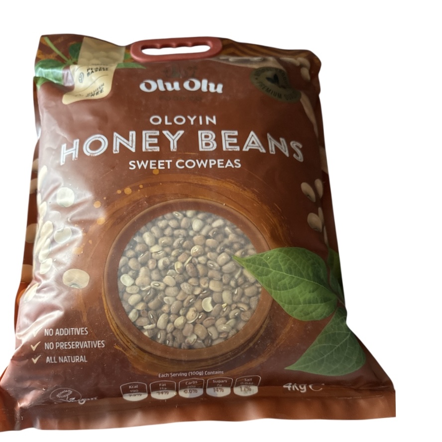 Olu Olu Honey (Oloyin, Sweet) Beans 1x4kg