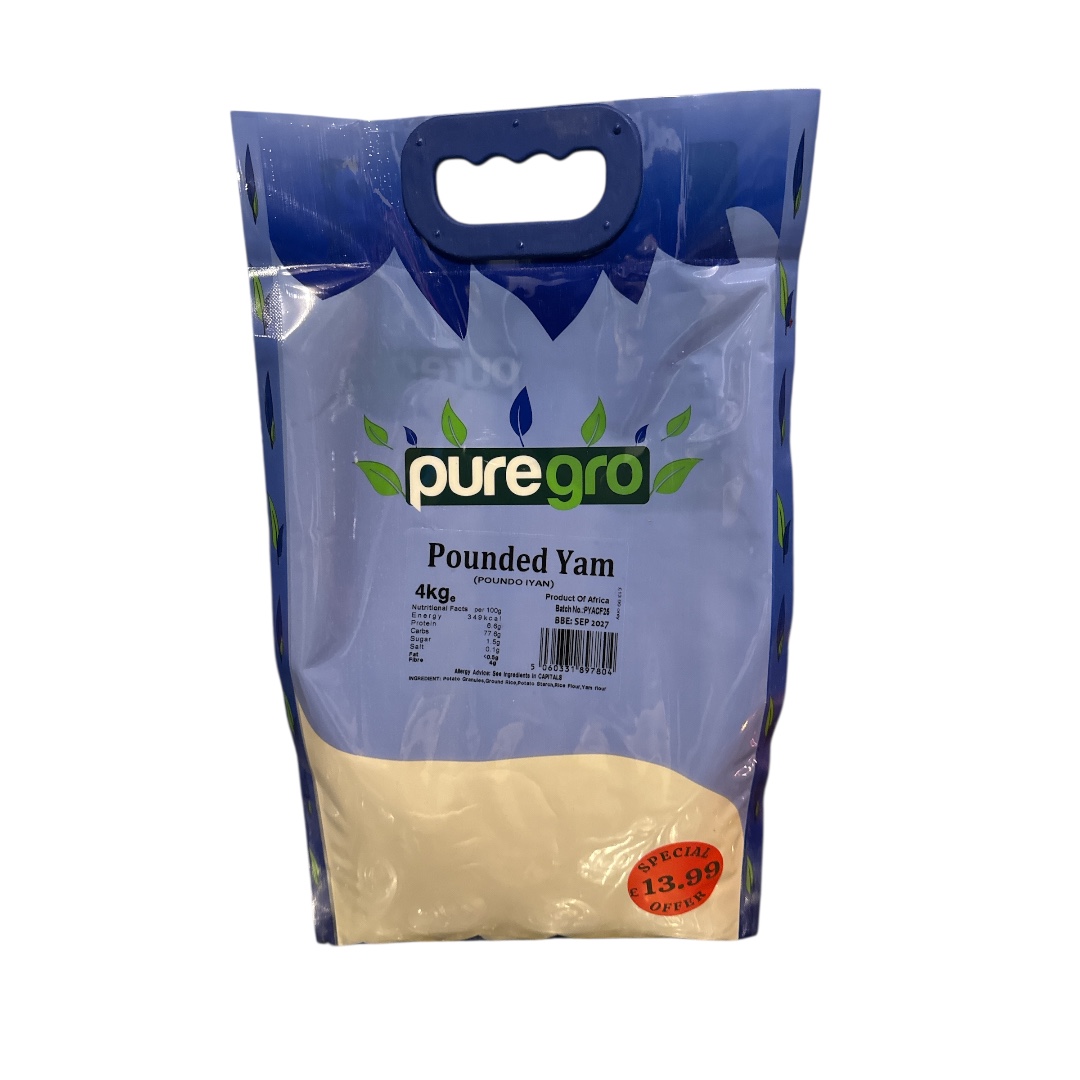 Puregro Pounded Yam 1x4kg