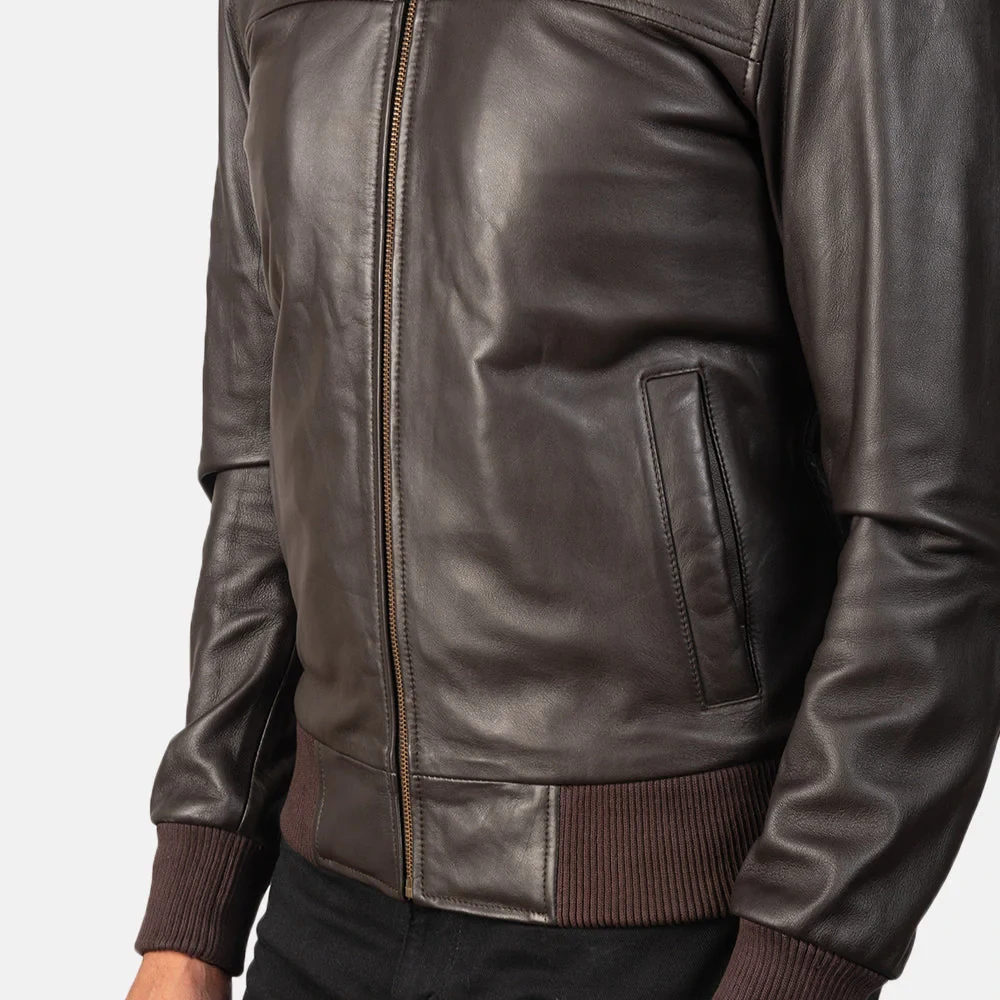 Emilio Places - Rey, Leather Jacket Size Small