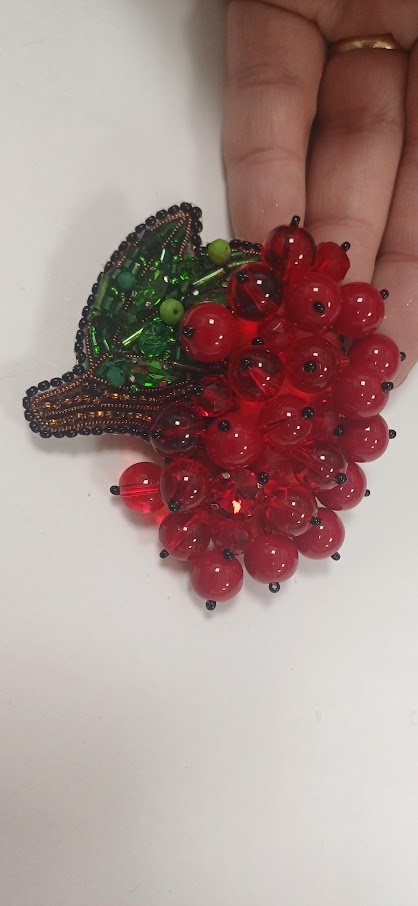 Brooch with Kalyna Design