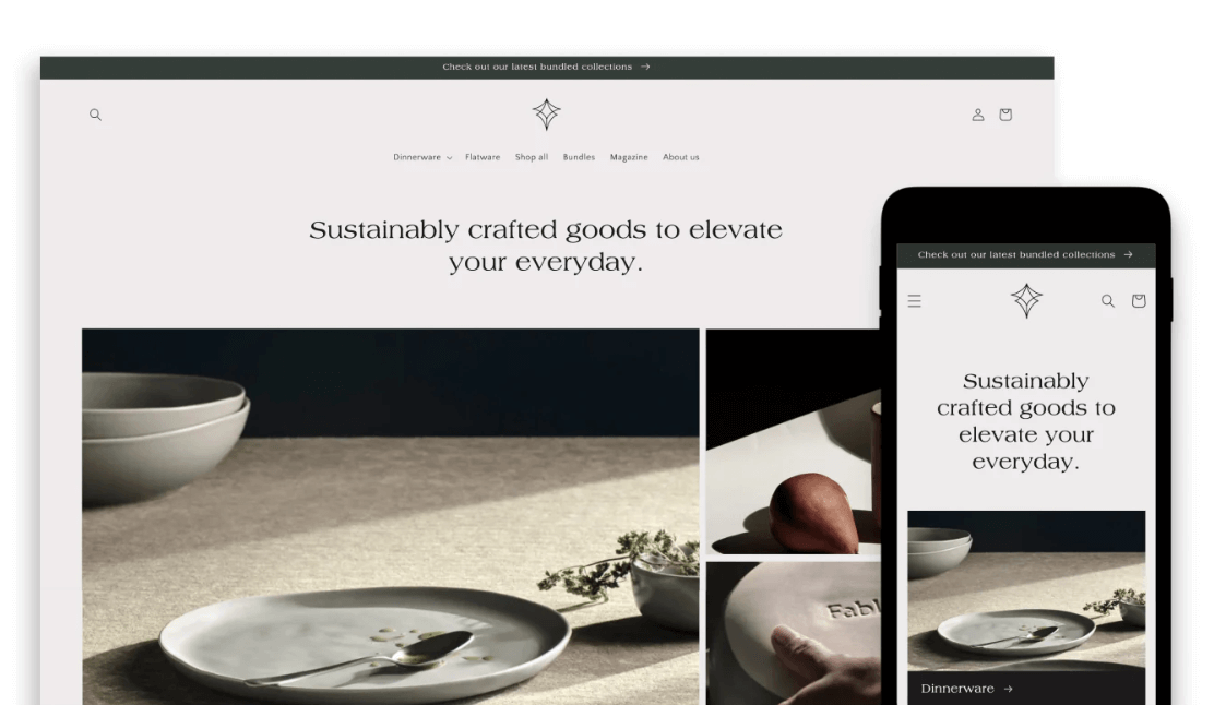 Temas Shopify para lojas de materiais para lettering e caligrafia