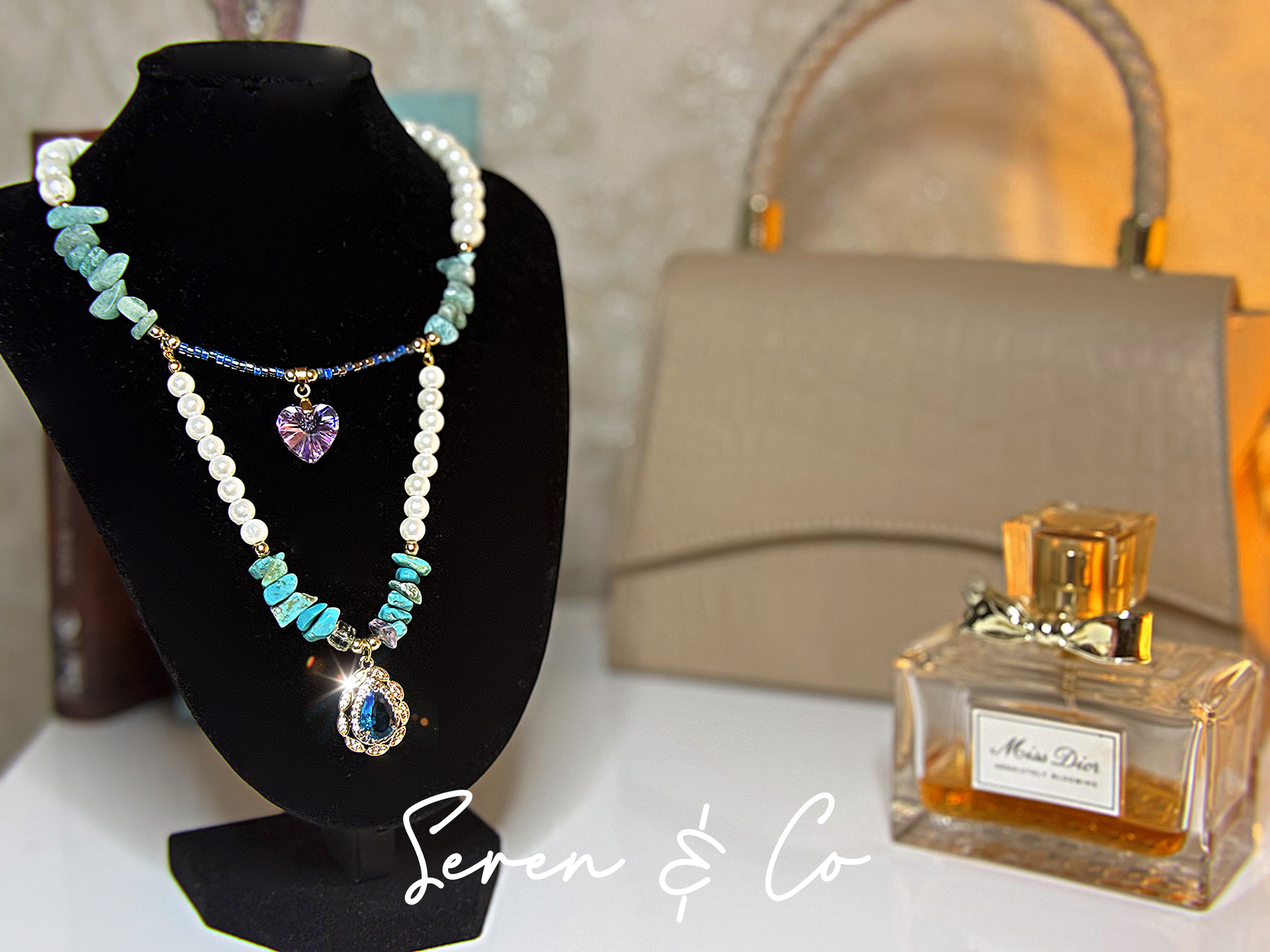 The Divine Royalty Choker (Turquoise, Amazonite & Quartz)