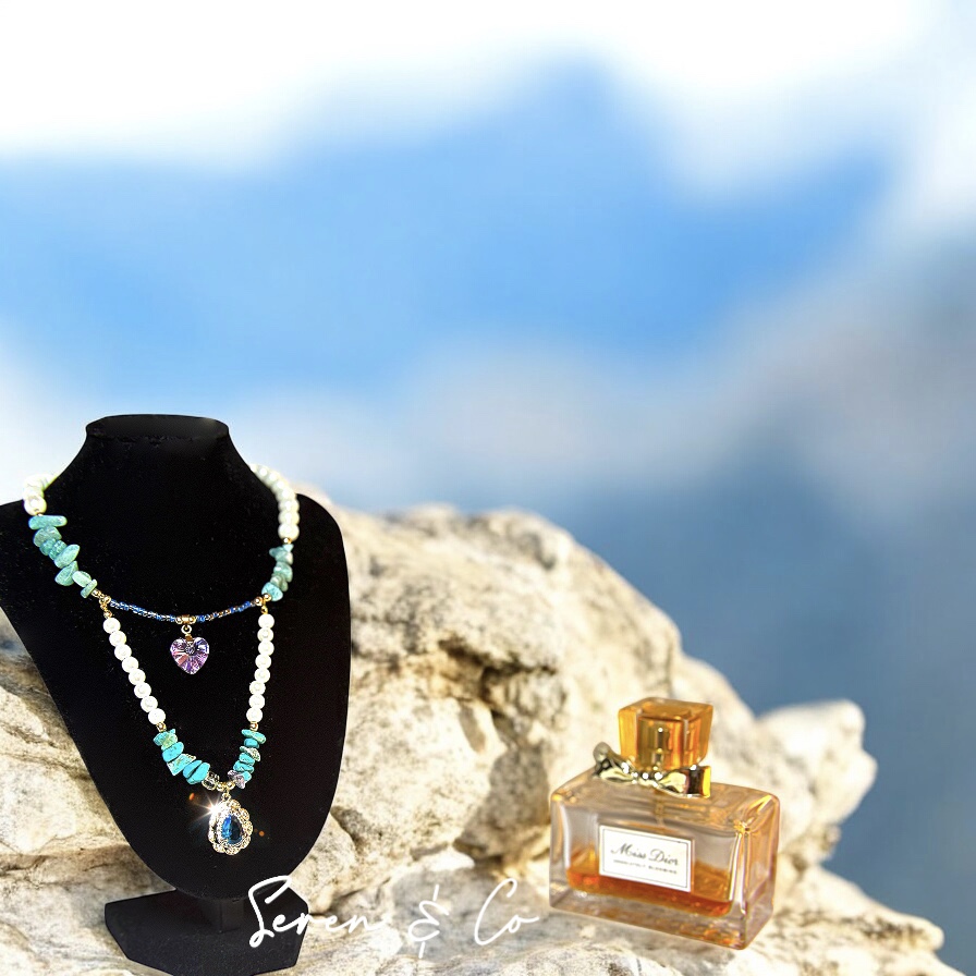 The Divine Royalty Choker (Turquoise, Amazonite & Quartz)