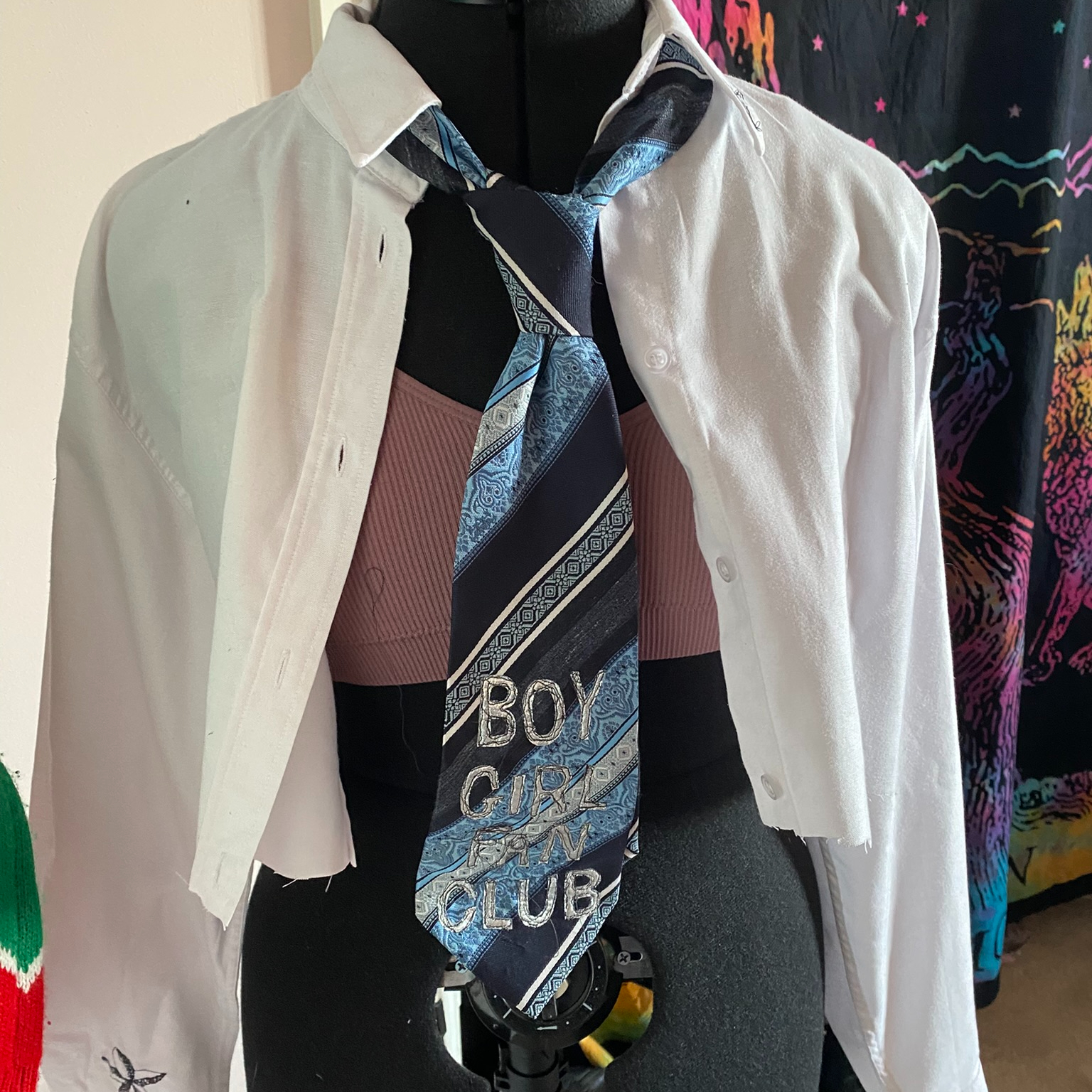 boygirl fan club appliqué necktie