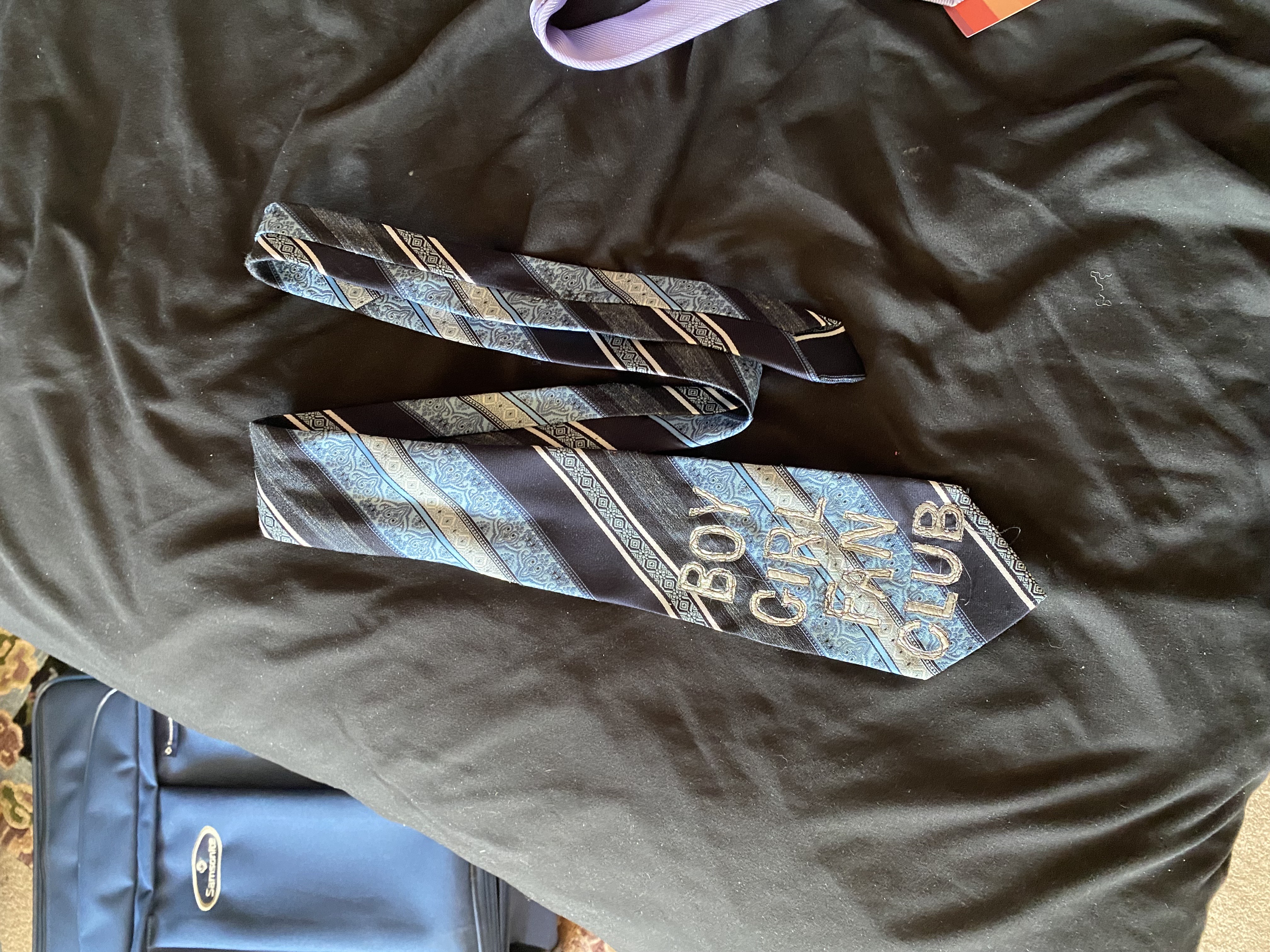 boygirl fan club appliqué necktie