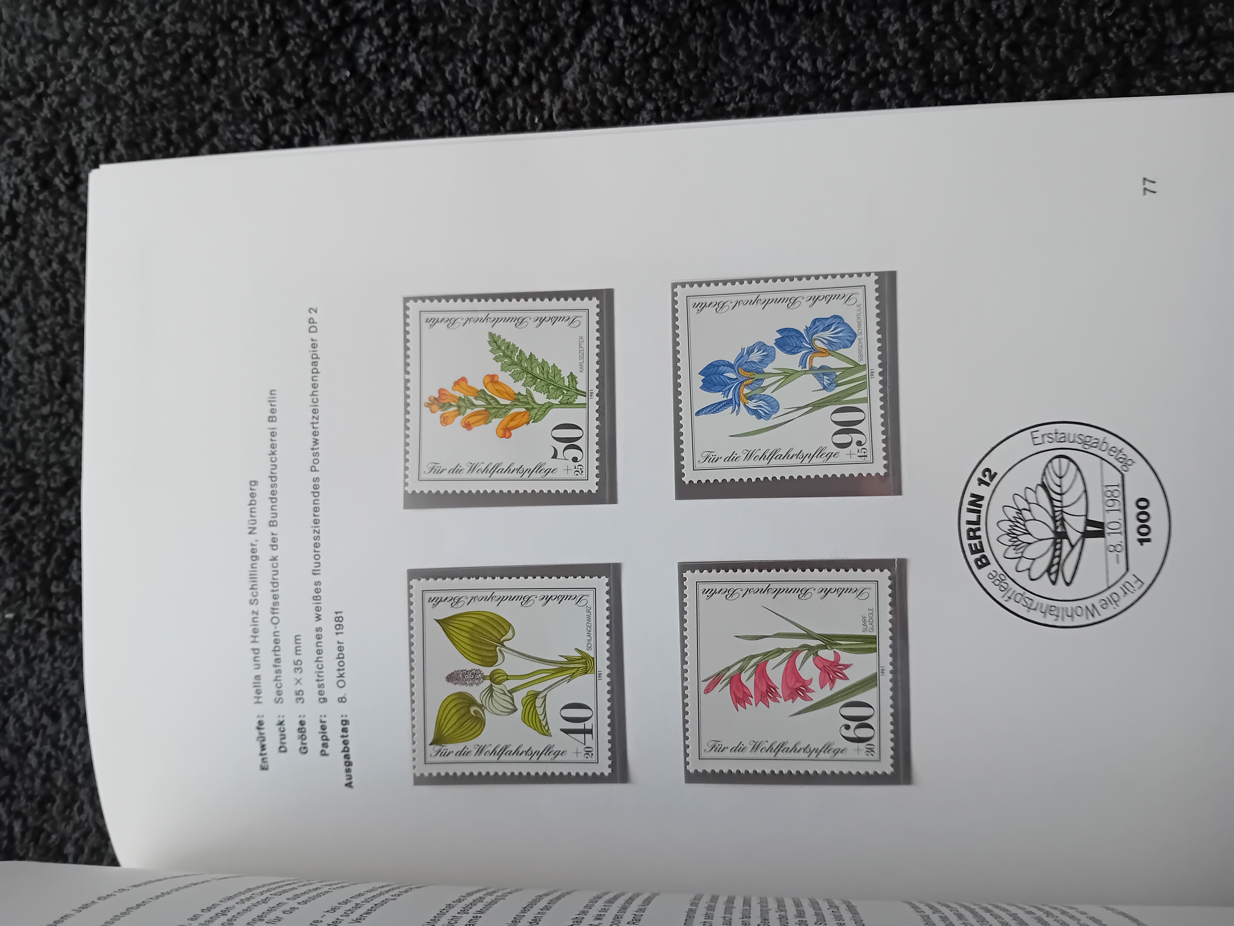 Germany 1981 Federal Republic Yearbook 83 pages Complete MNH stamps