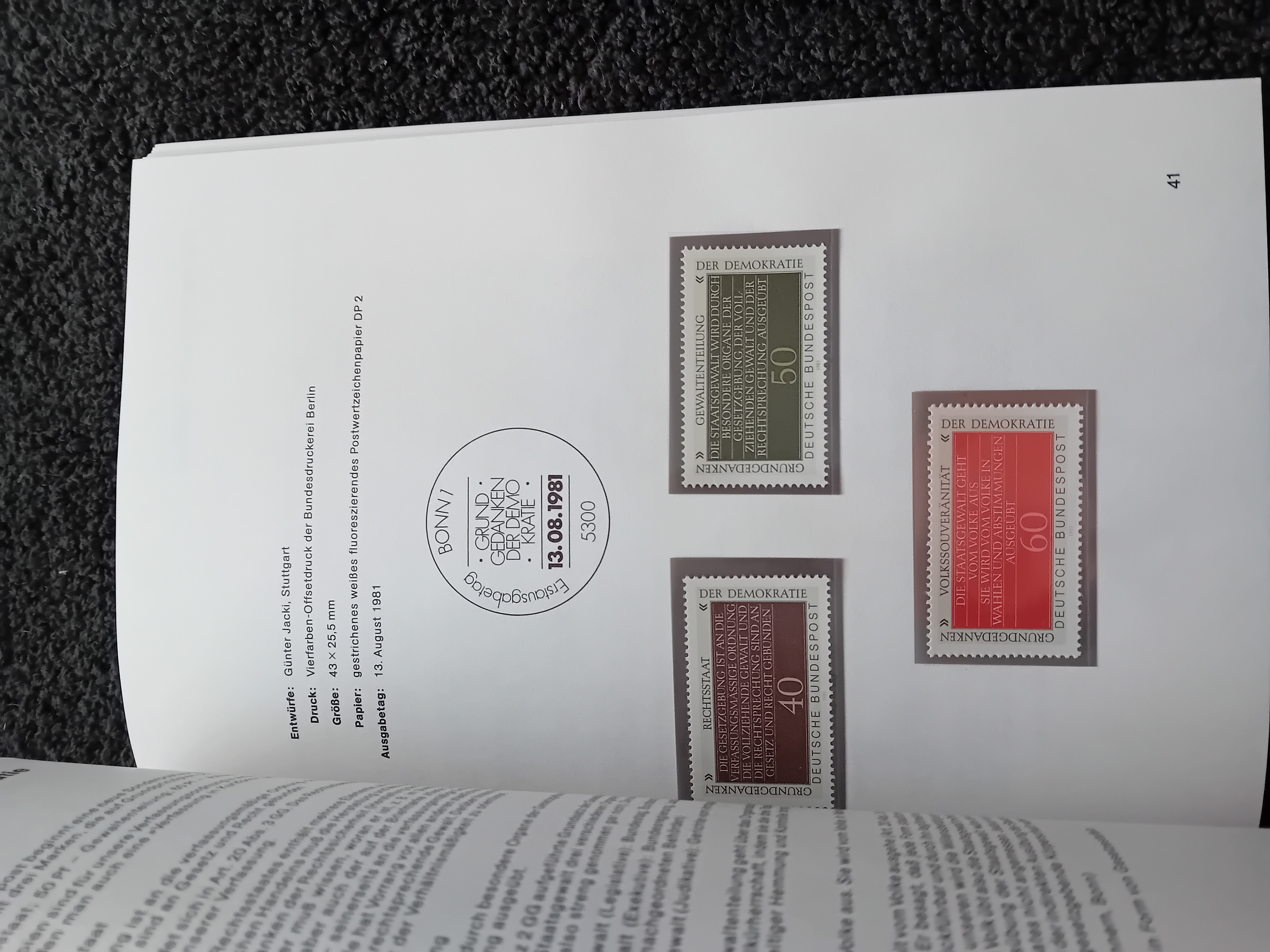 Germany 1981 Federal Republic Yearbook 83 pages Complete MNH stamps