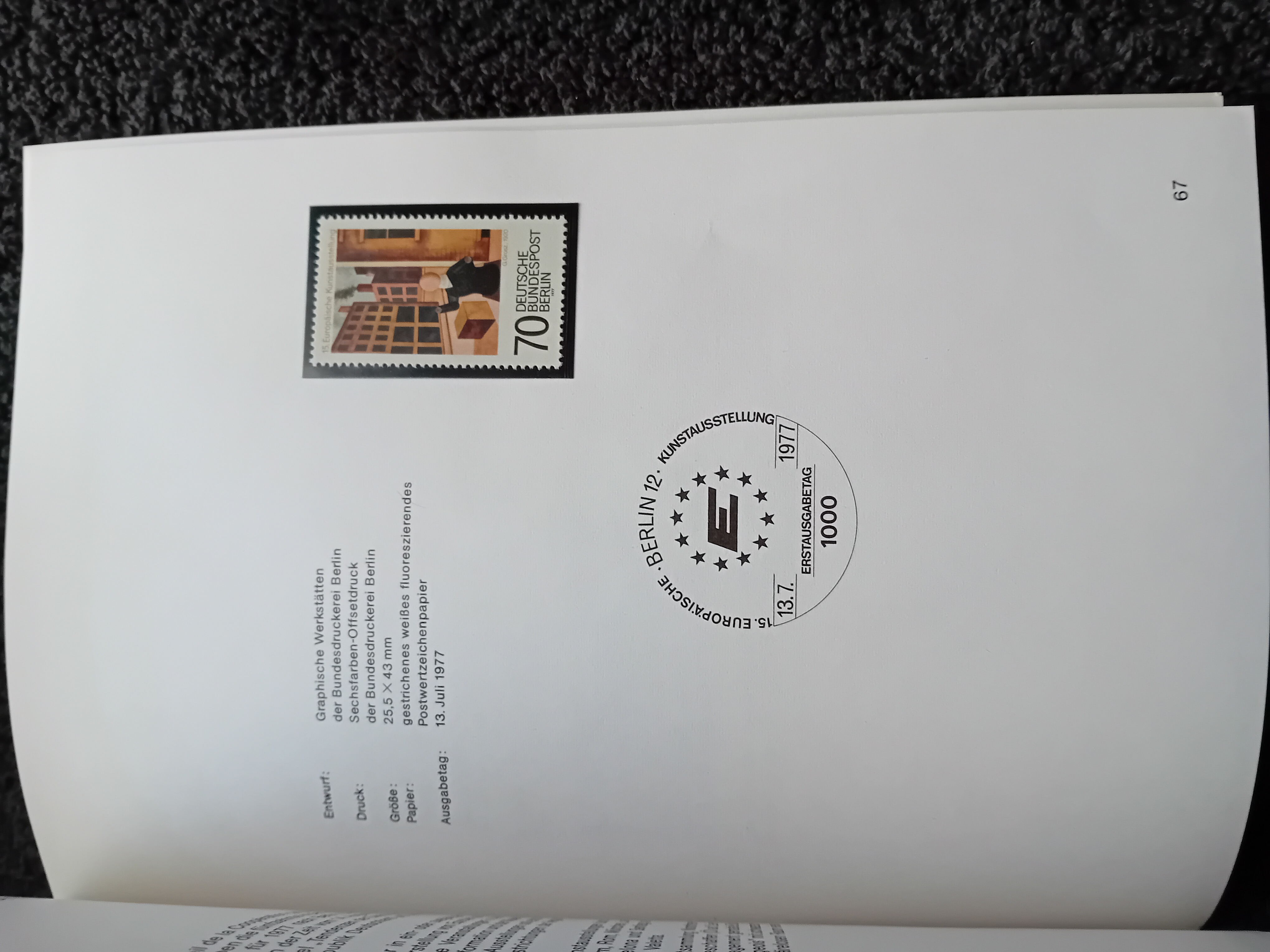 Germany 1977 Federal Republic Yearbook 71 pages Complete MNH stamps