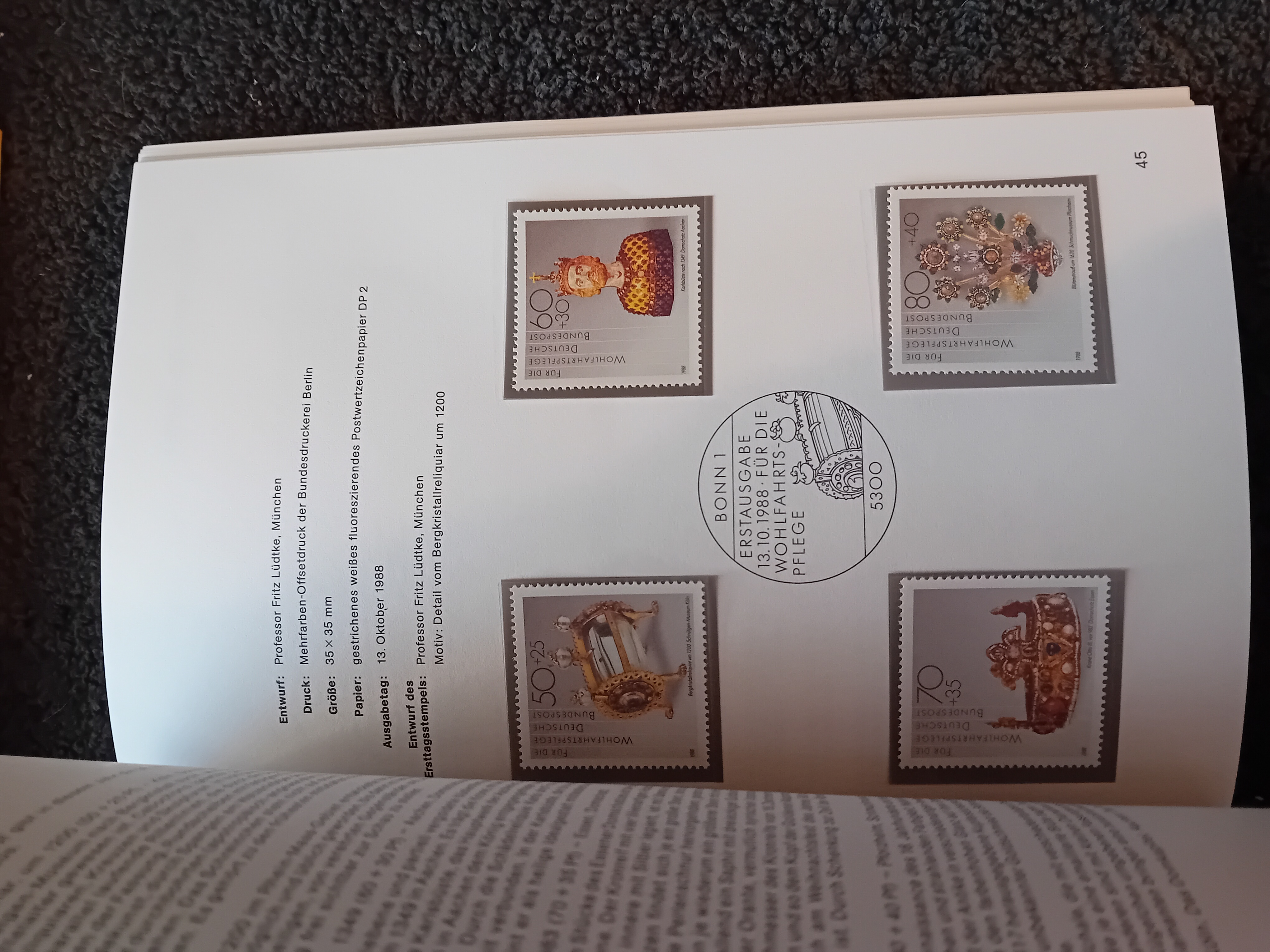 Germany 1988 Federal Republic Yearbook 81 pages Complete MNH stamps