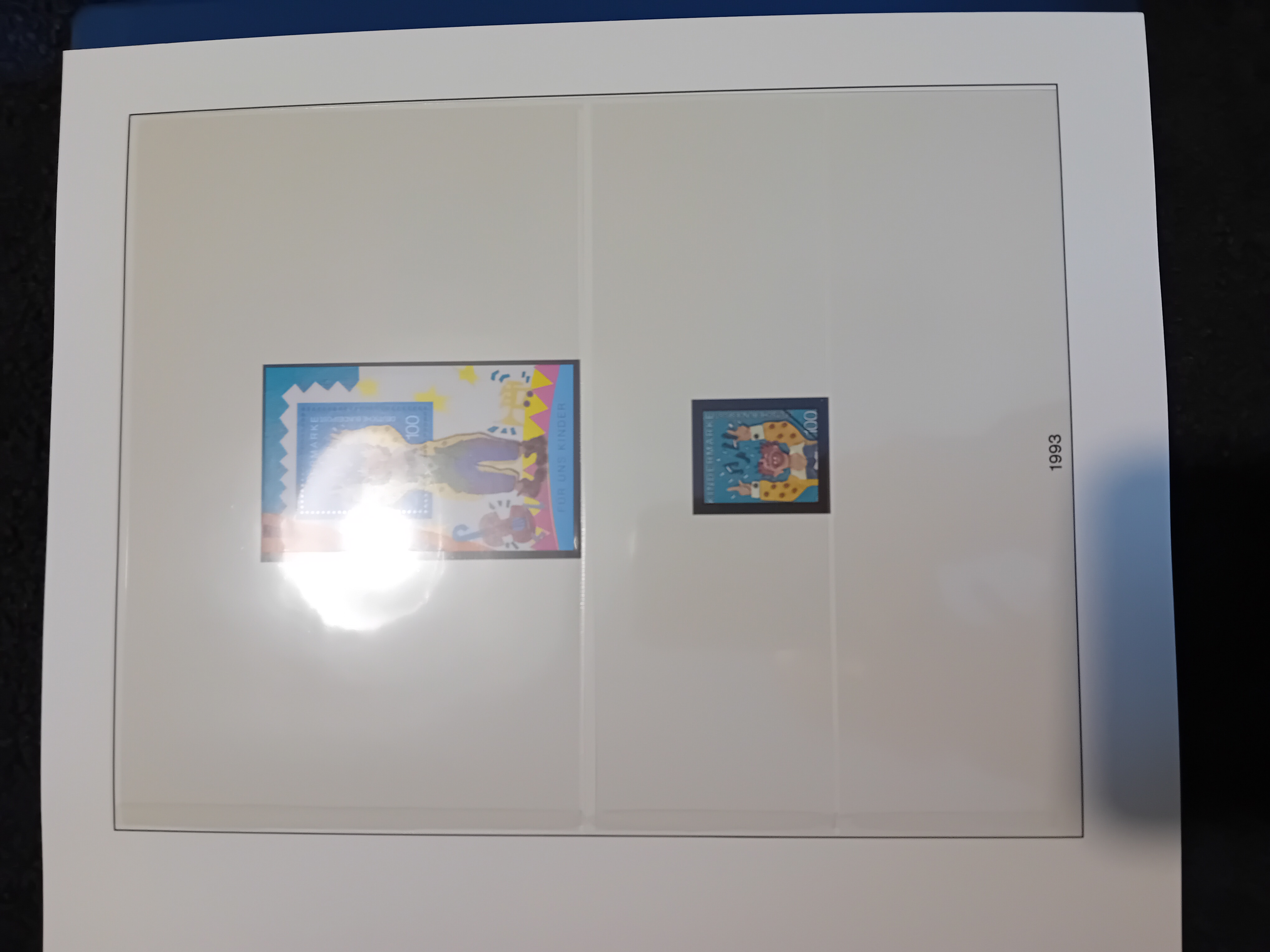 Germany 1993 to 1997 MNH stamps in Lindner album 42 pages approx. 85% complete