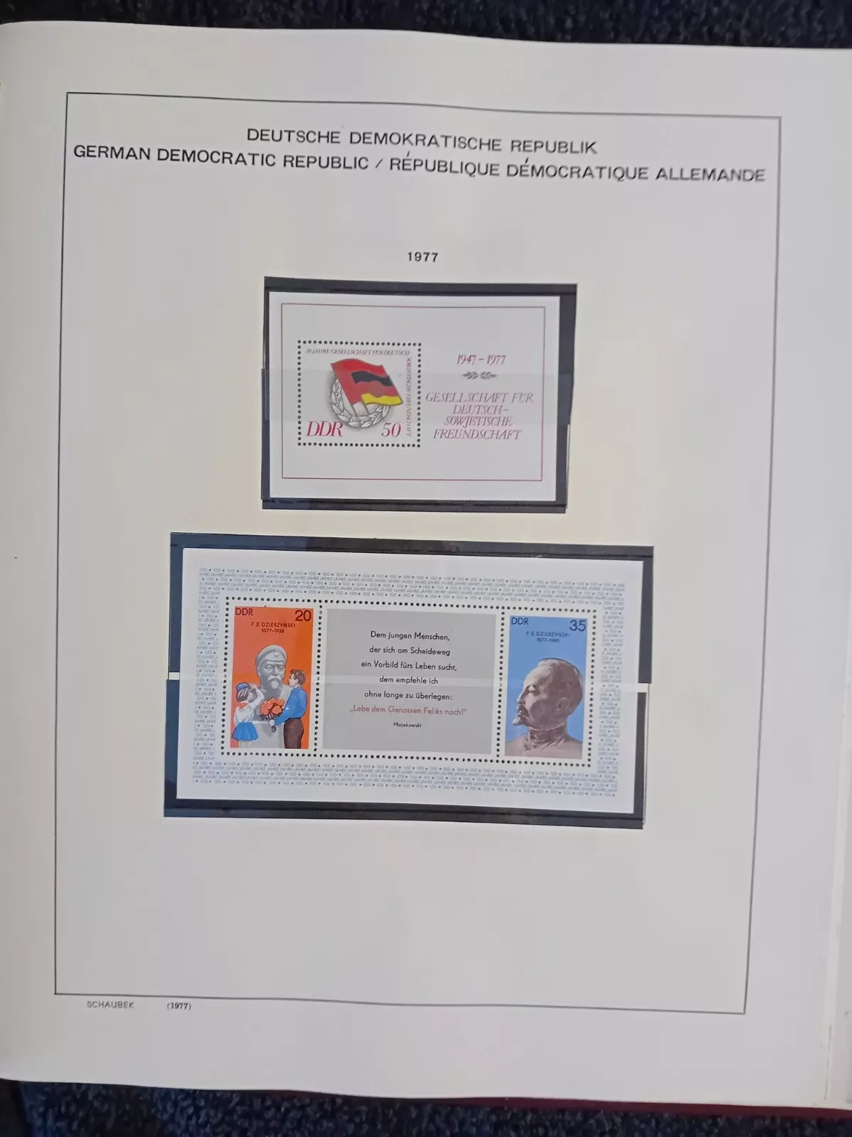 E Germany DDR 1974-79 MNH stamps in album 100% complete 99% are MNH an odd CTO