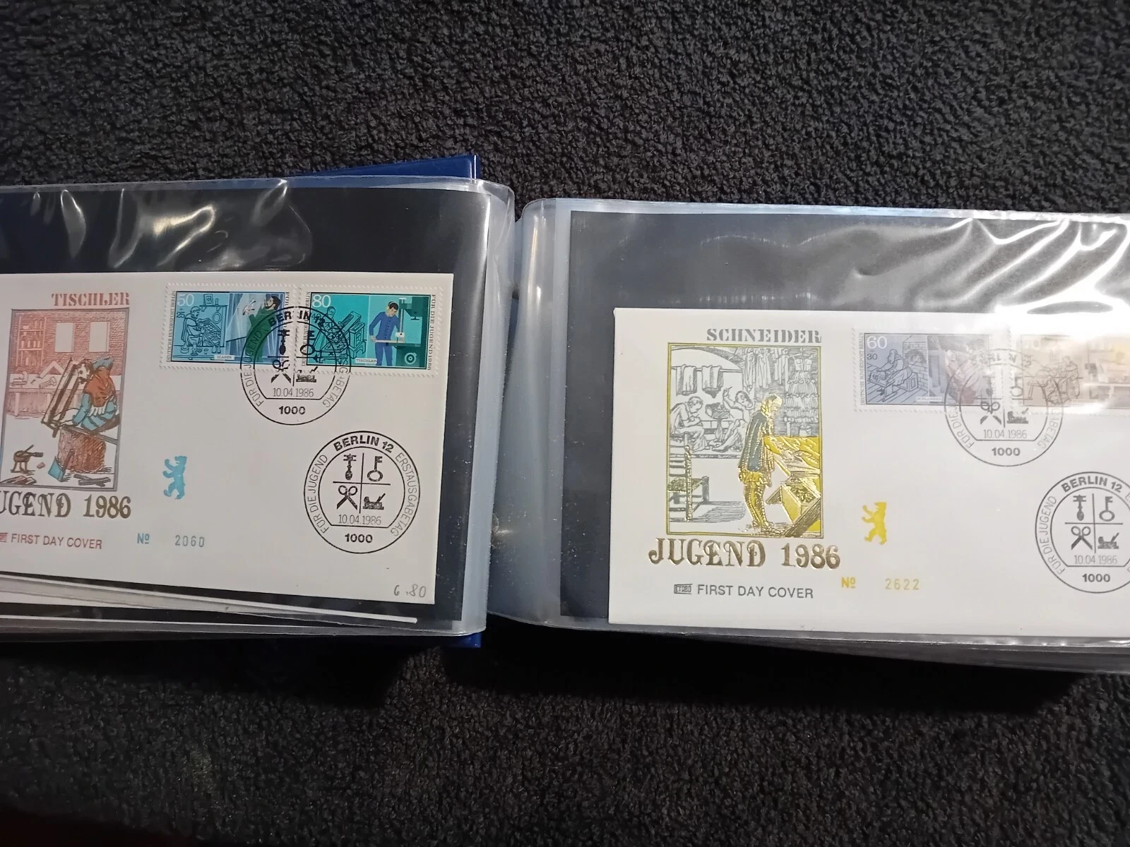 W Germany Berlin FDCs mainly from the 80s 49 pages in full album