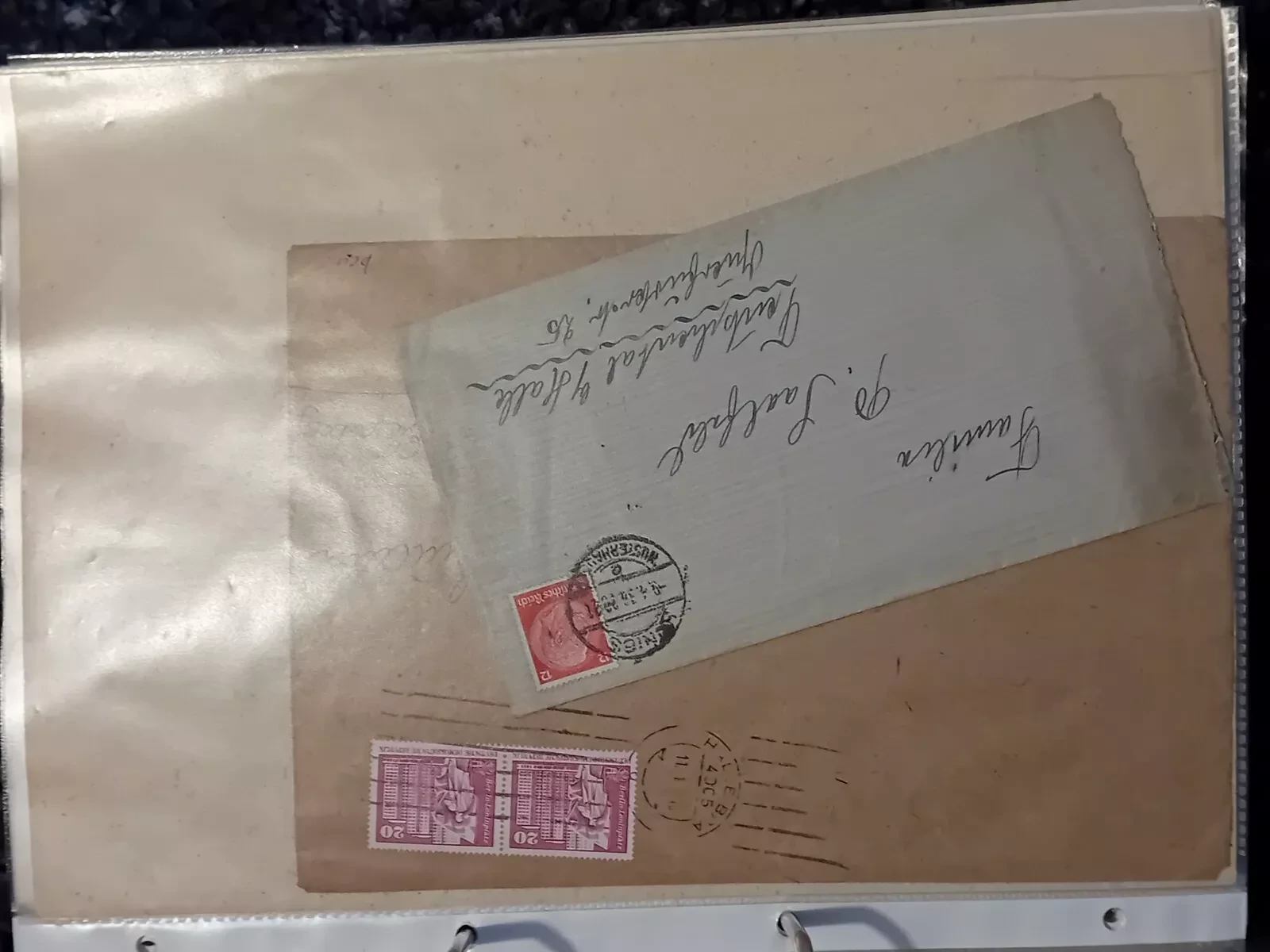 Germany large folder of philatelic material 1930s to modern "read description"