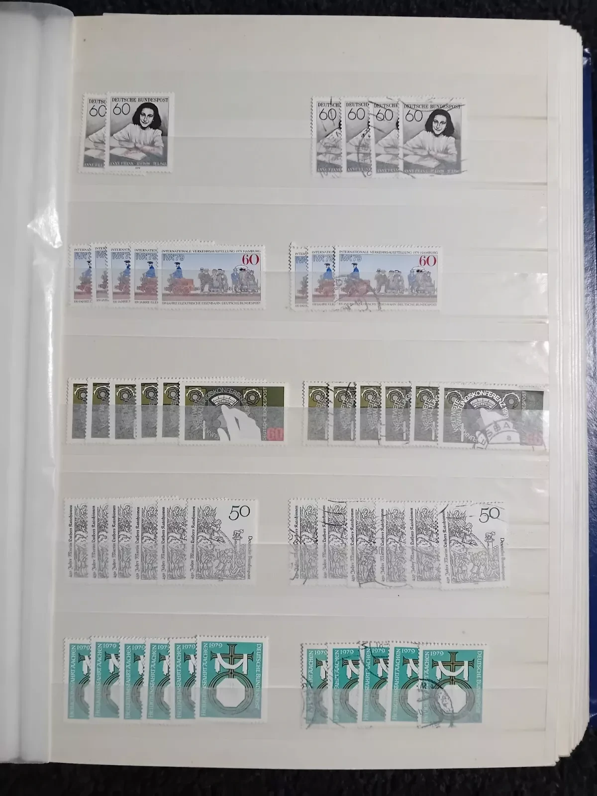 West Germany MNH & USED stamps in 30 page/60 side album Read description please