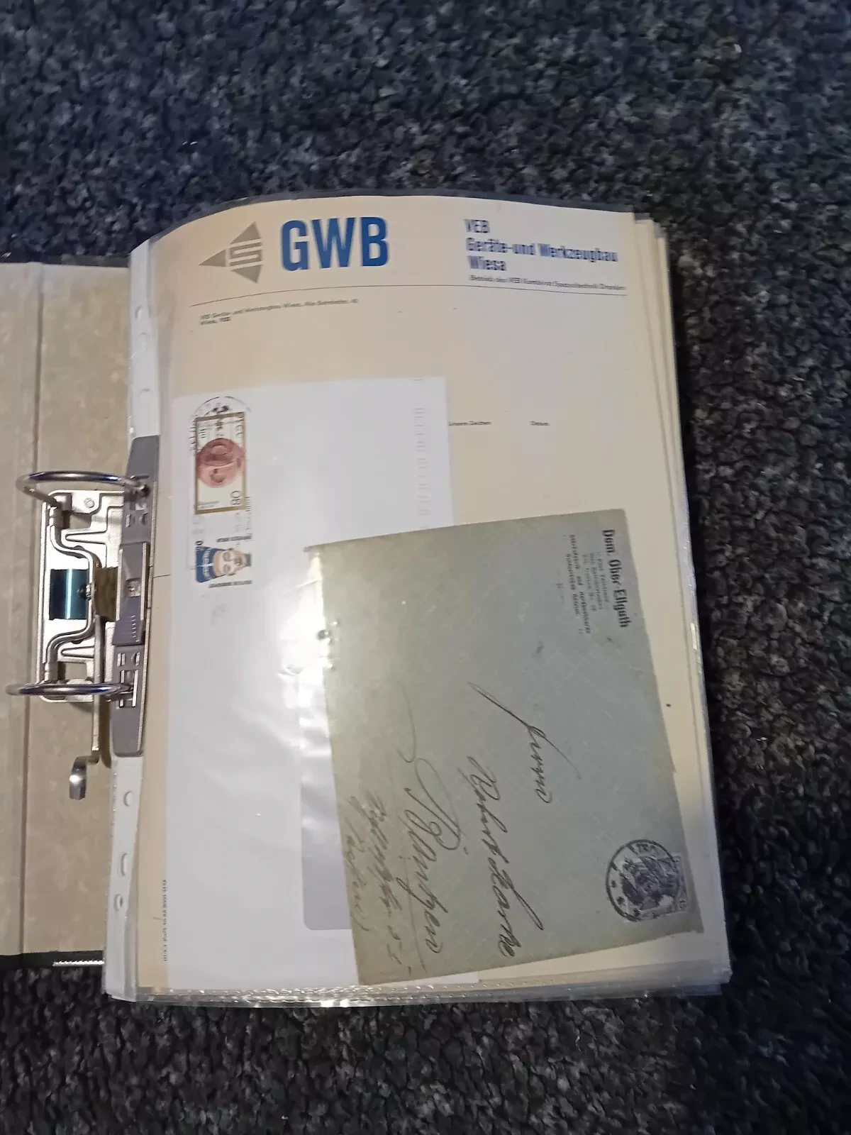 Germany large folder of philatelic material 1930s to modern "read description"