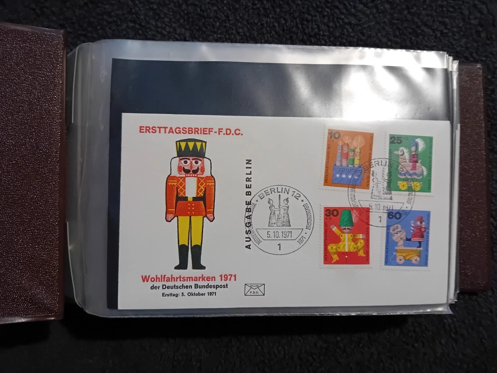 W Germany Berlin FDCs mainly from the 60s & 70s in album