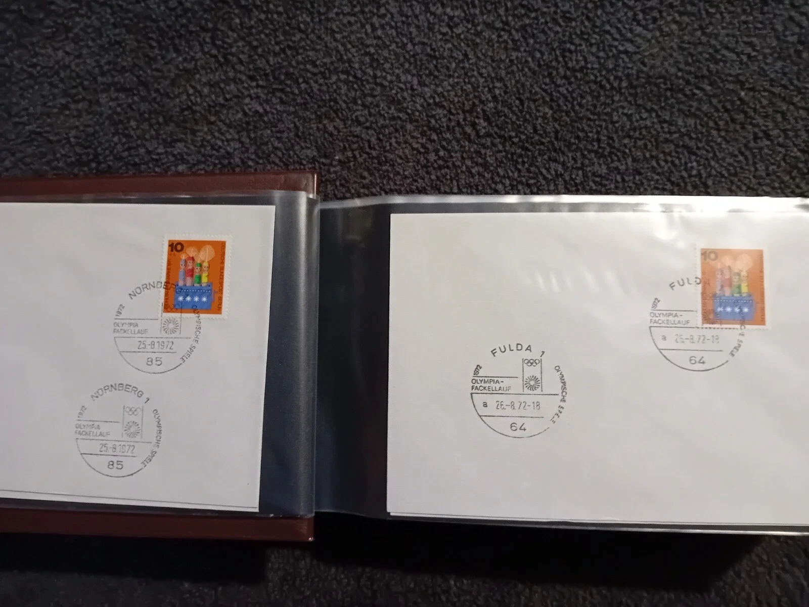 W Germany & Berlin Olympics & airmail FDCs mainly from the 70s in album