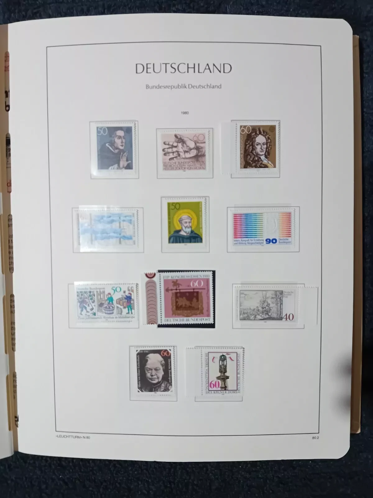 West Germany 1980-1993 Mostly MNH a few CTO 90% complete in album