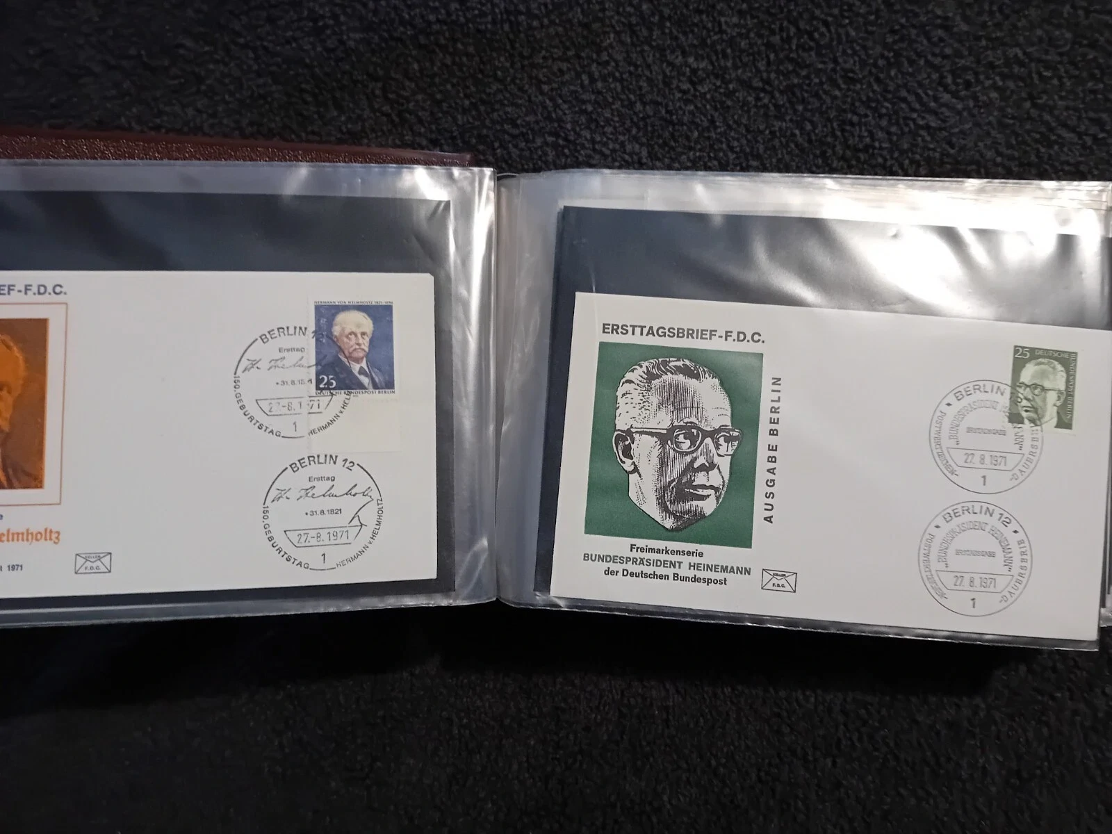 W Germany Berlin FDCs mainly from the 60s & 70s in album
