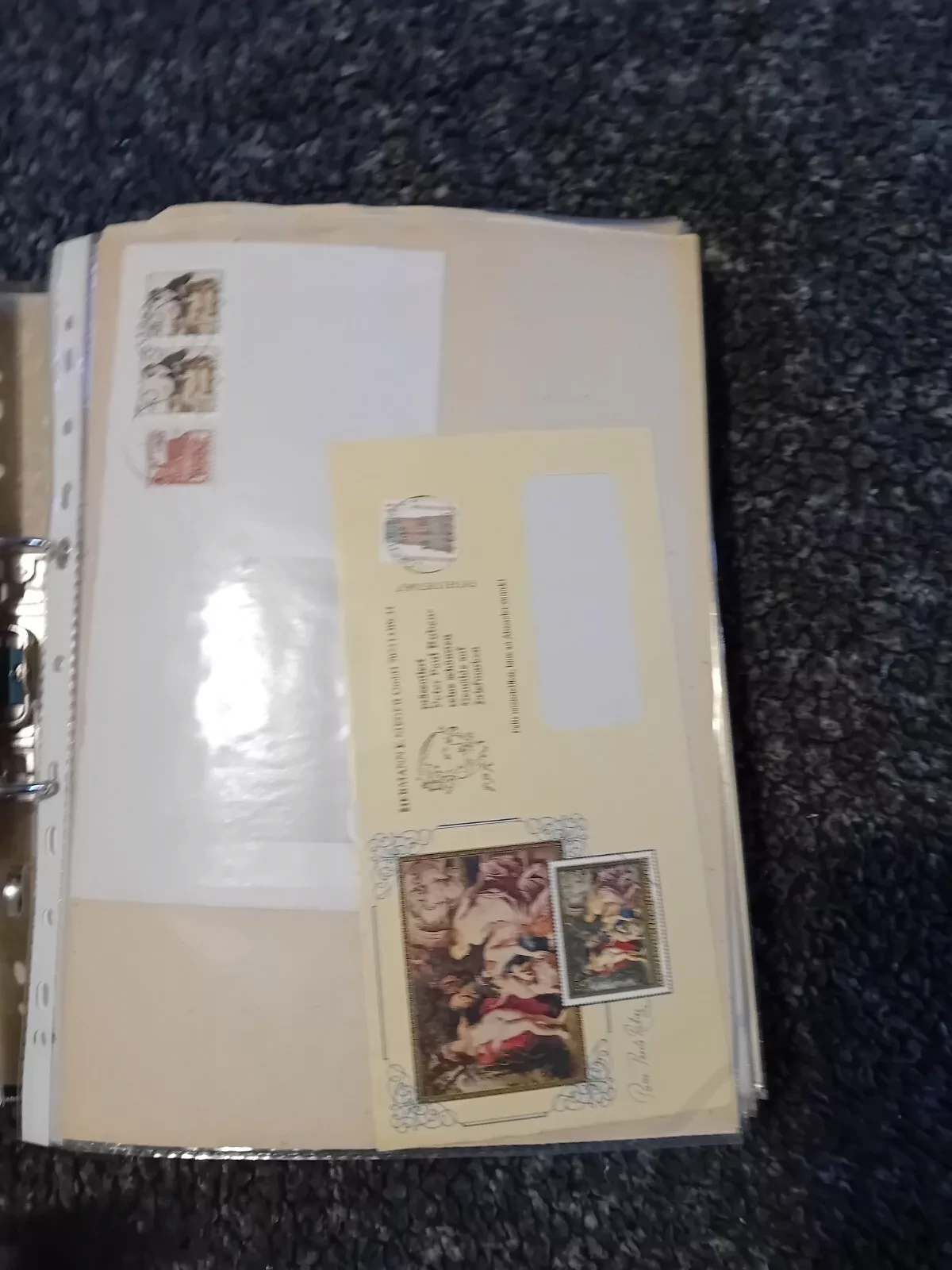 Germany large folder of philatelic material 1930s to modern "read description"