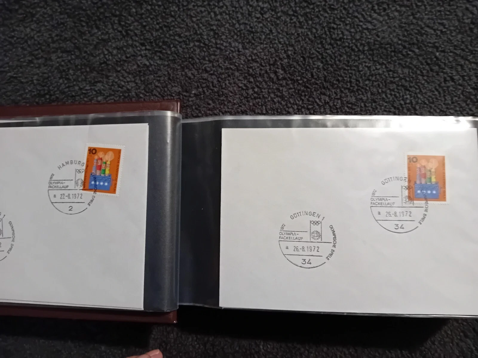 W Germany & Berlin Olympics & airmail FDCs mainly from the 70s in album