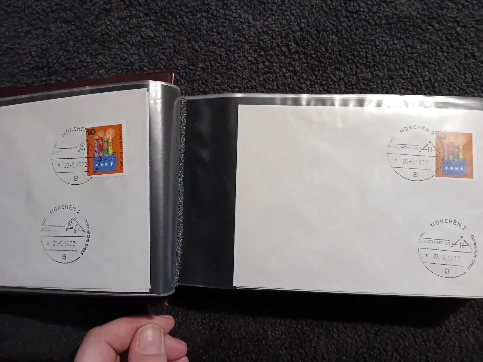 W Germany & Berlin Olympics & airmail FDCs mainly from the 70s in album