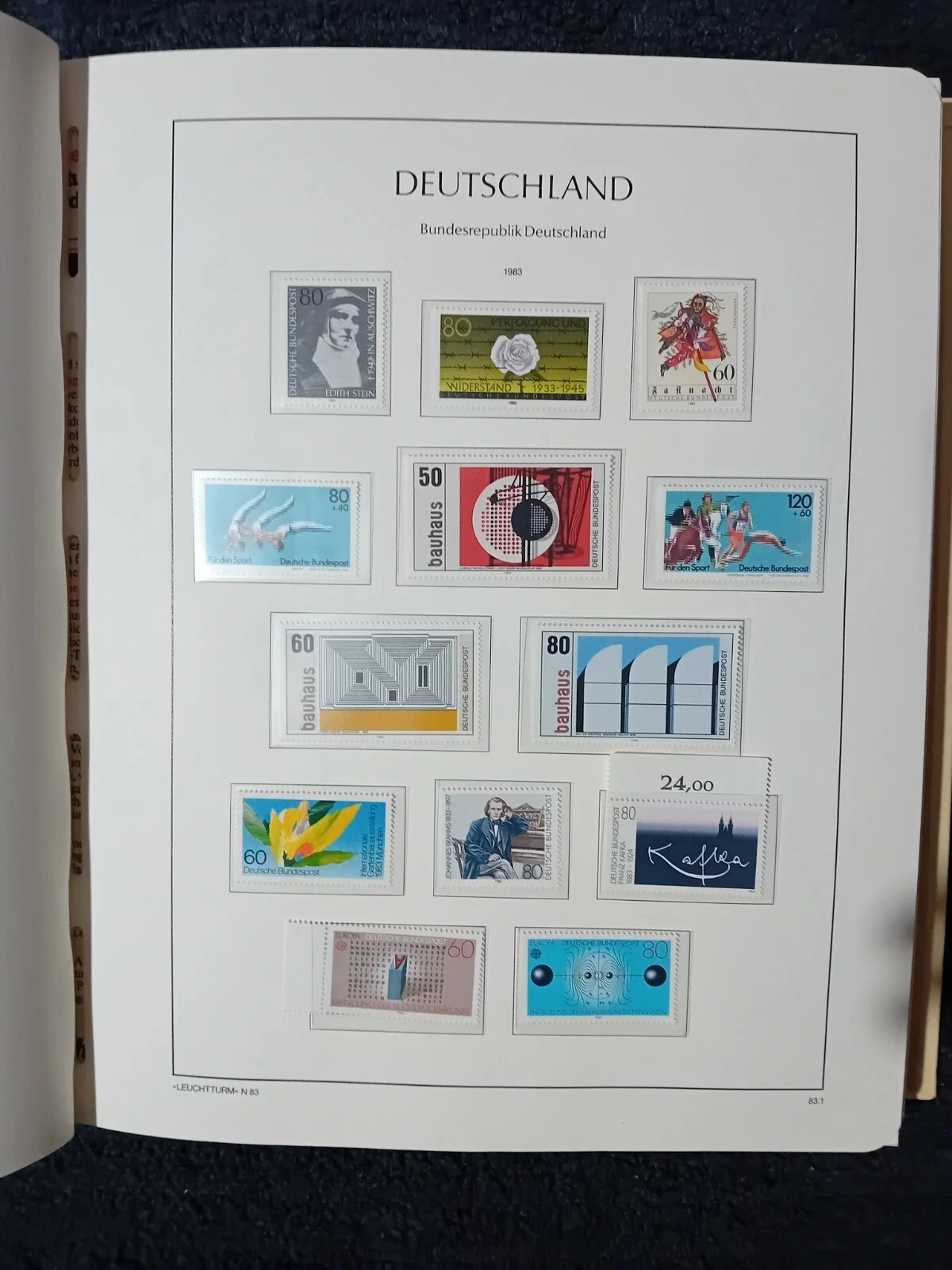 West Germany 1980-1993 Mostly MNH a few CTO 90% complete in album
