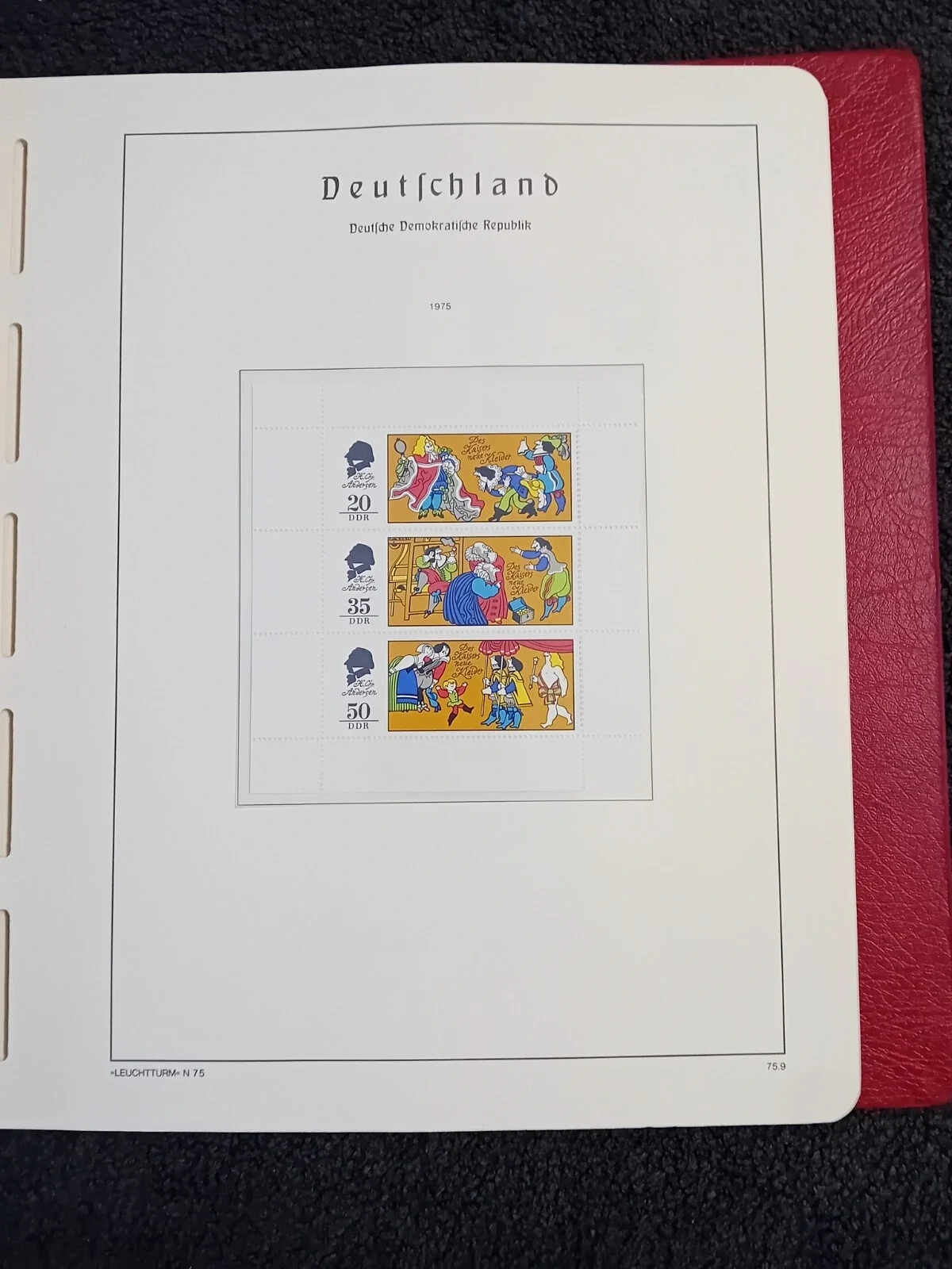 E Germany DDR 1974-1990 USED stamps in album appears 99% complete