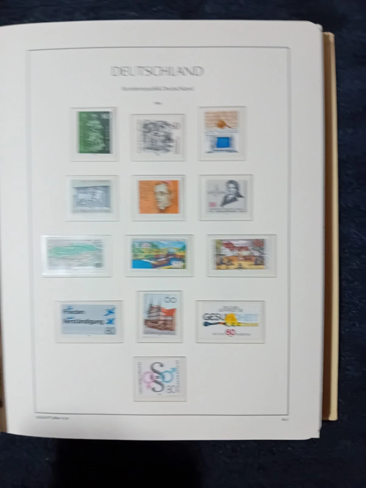 West Germany 1980-1993 Mostly MNH a few CTO 90% complete in album
