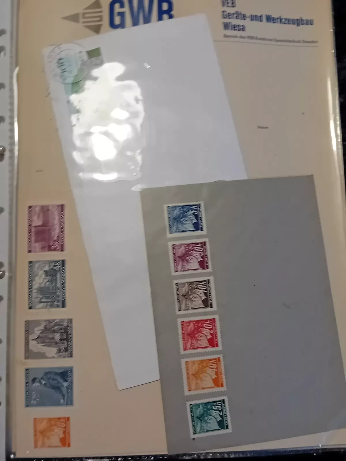 Germany large folder of philatelic material 1930s to modern "read description"