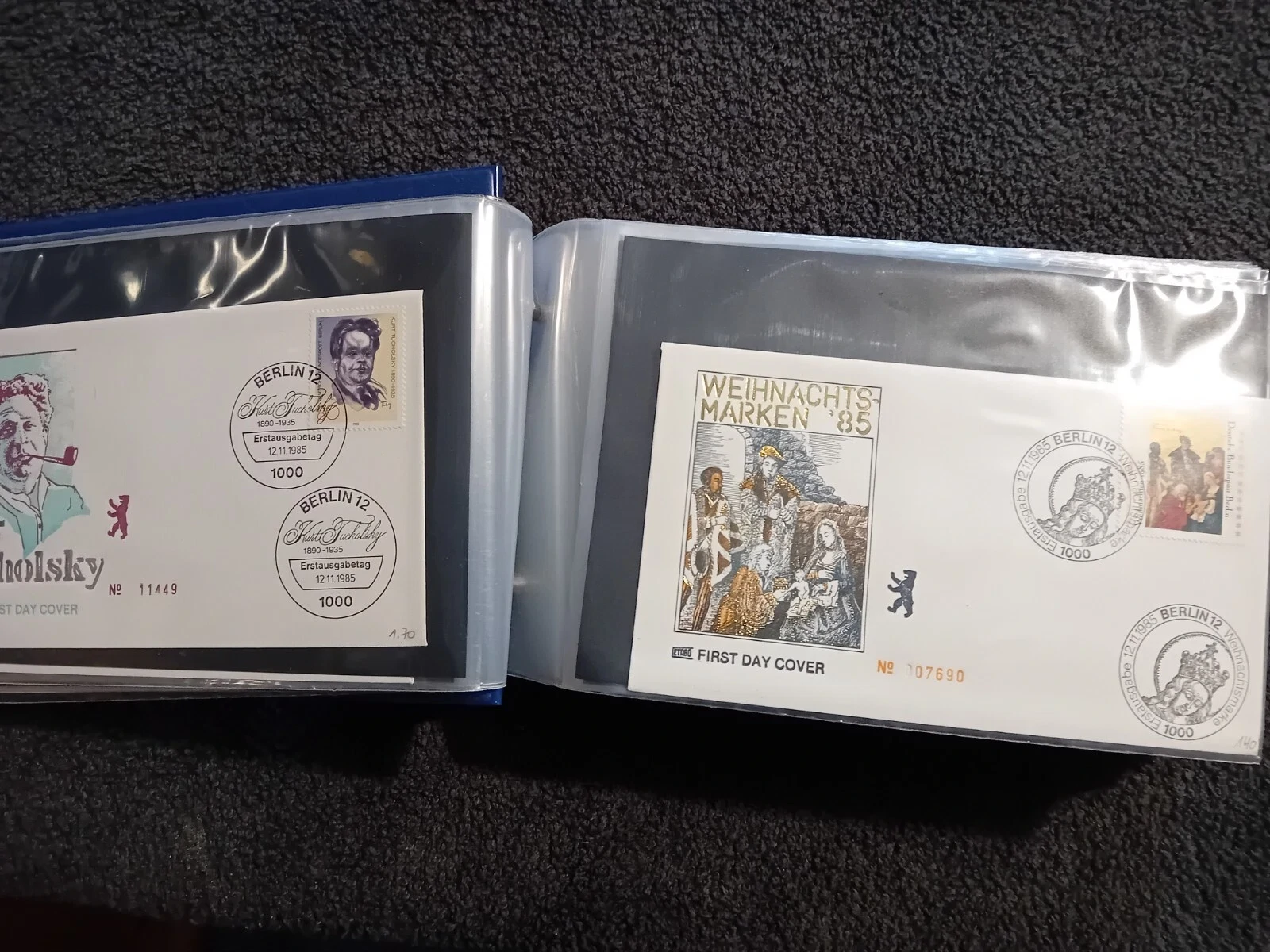 W Germany Berlin FDCs mainly from the 80s 49 pages in full album
