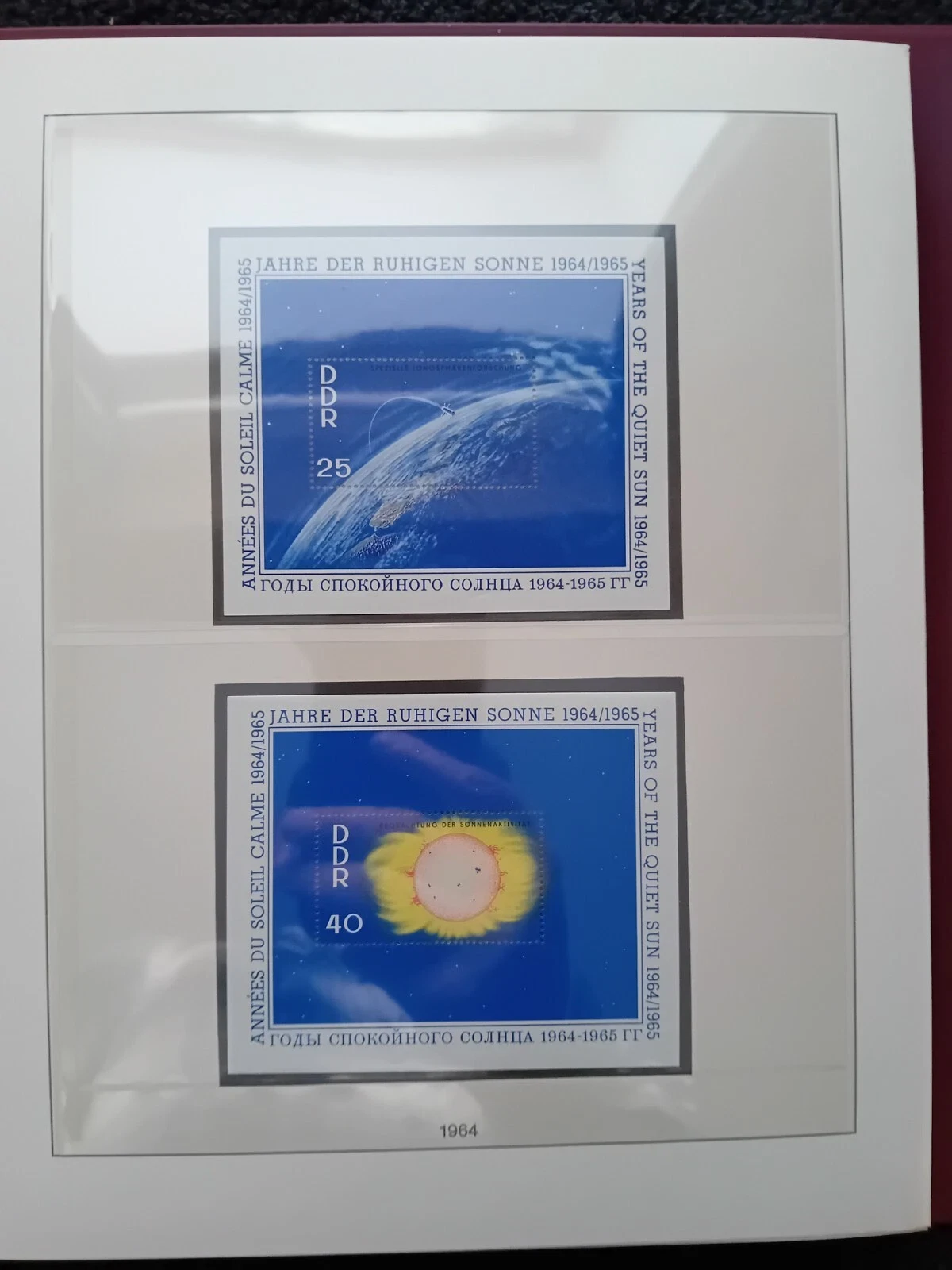 Germany DDR 1962-1967 MNH stamps in album appears 100% complete