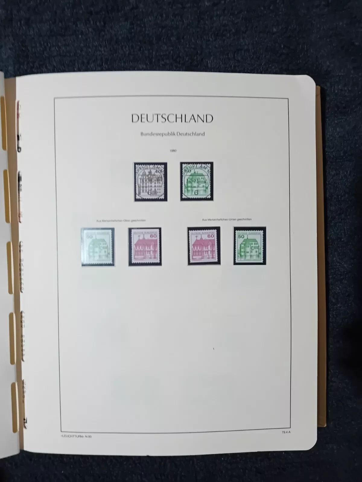 West Germany 1980-1993 Mostly MNH a few CTO 90% complete in album