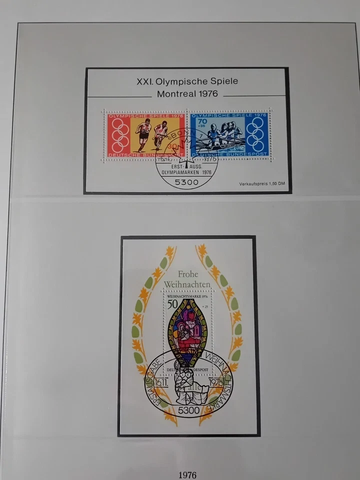 Germany 1972-1982 CTO - used stamps in album approx. 70% complete - NICE !