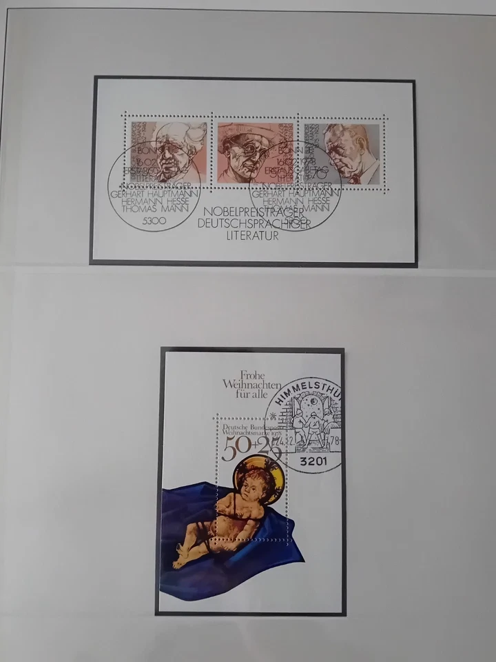 Germany 1972-1982 CTO - used stamps in album approx. 70% complete - NICE !