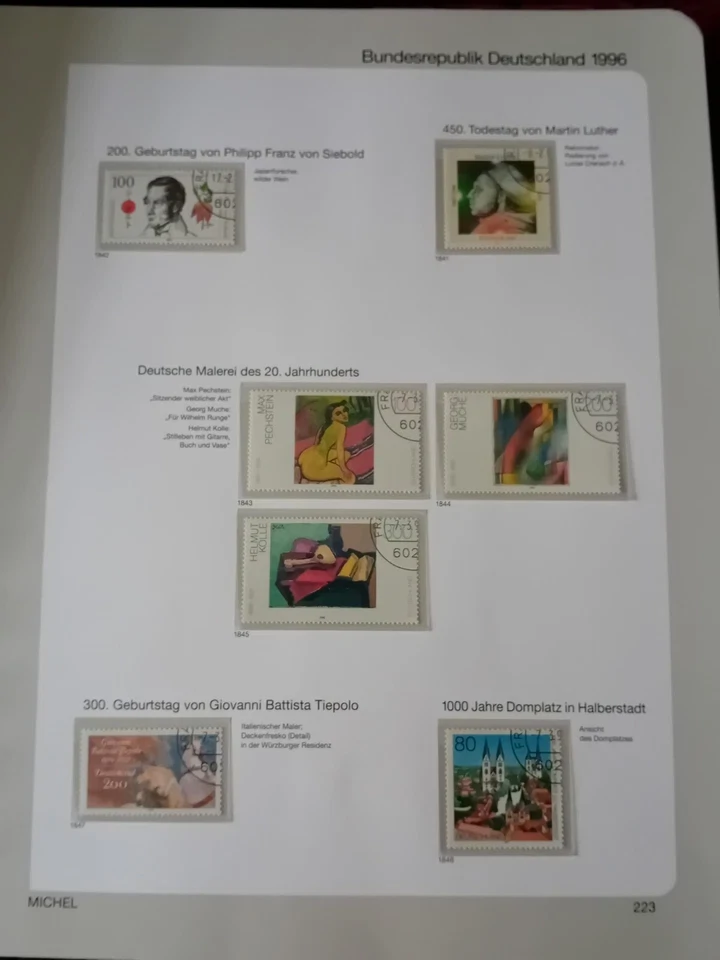 Germany 1992-2001 CTO stamps in lovely album 70% complete