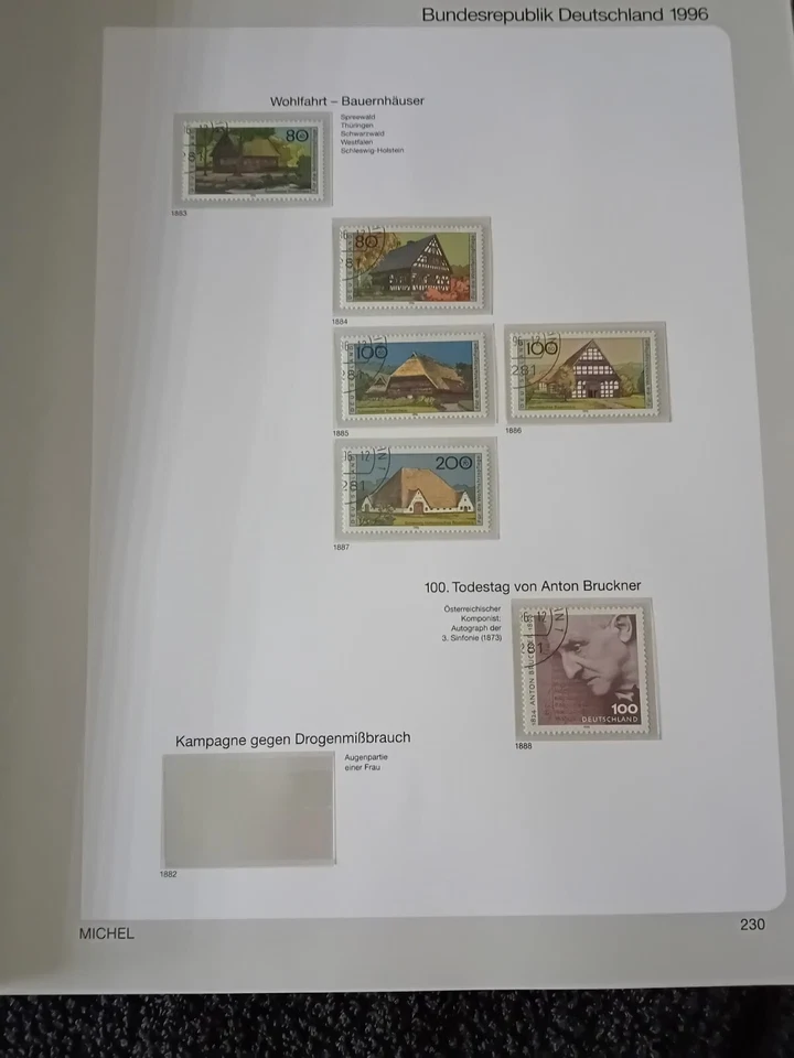 Germany 1992-2001 CTO stamps in lovely album 70% complete