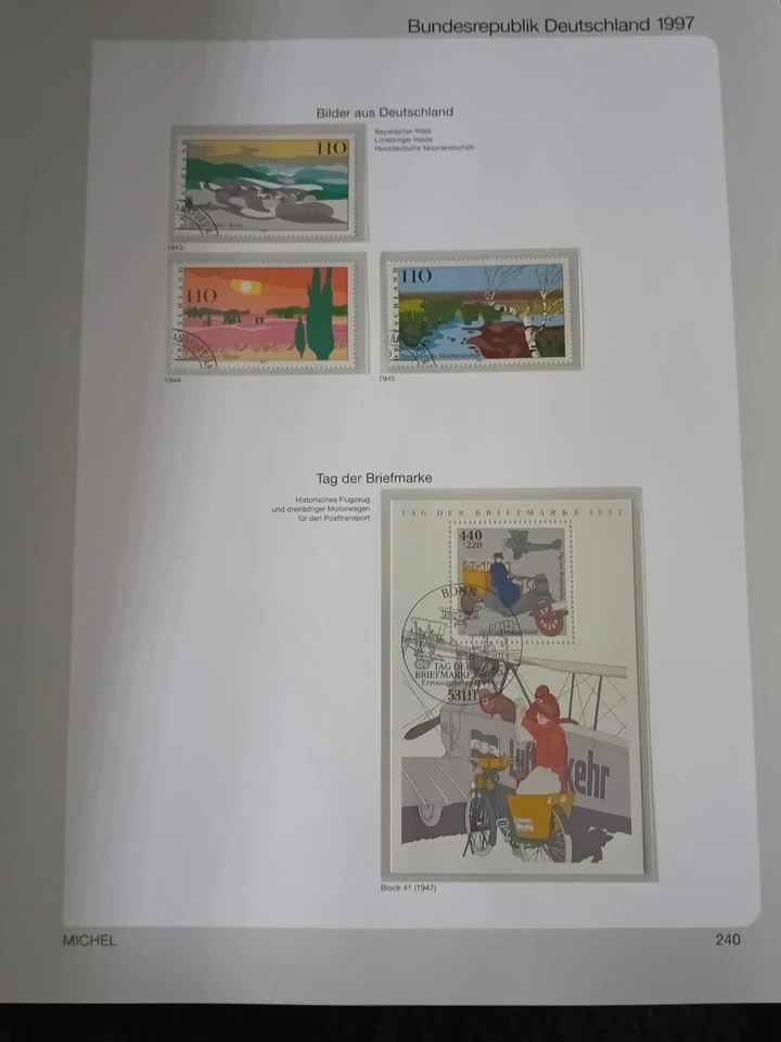 Germany 1992-2001 CTO stamps in lovely album 70% complete