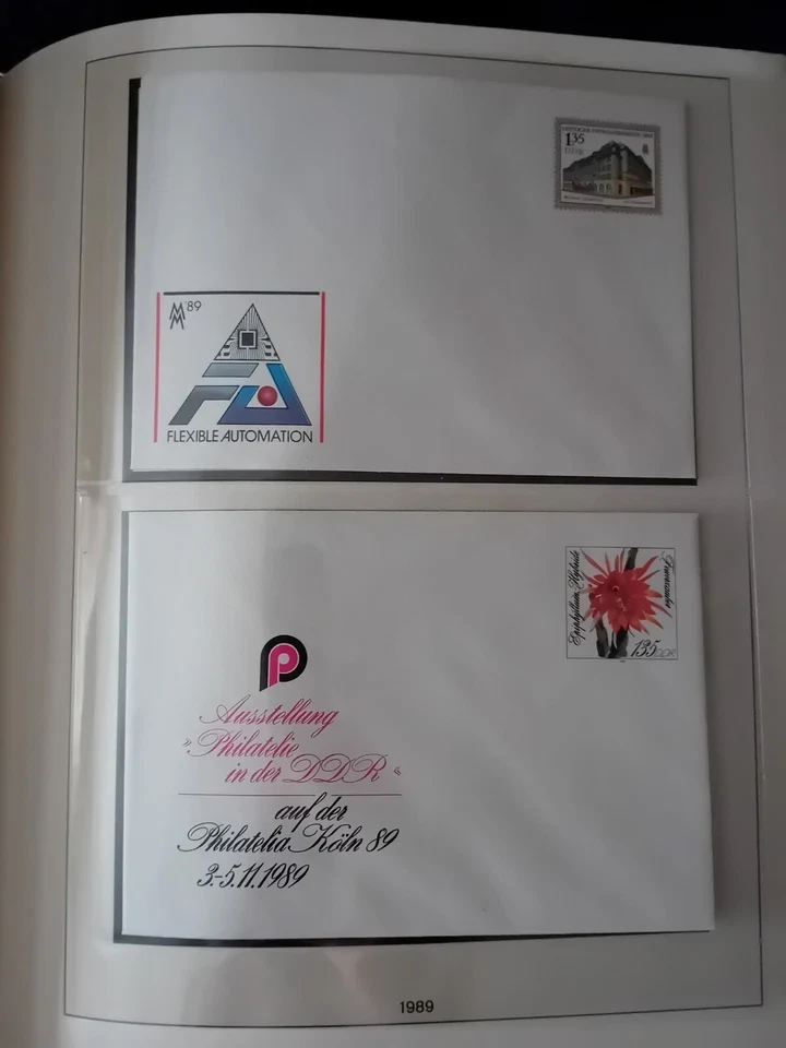 East Germany DDR 1977-1986 MNH sheets 31 pages 99% complete