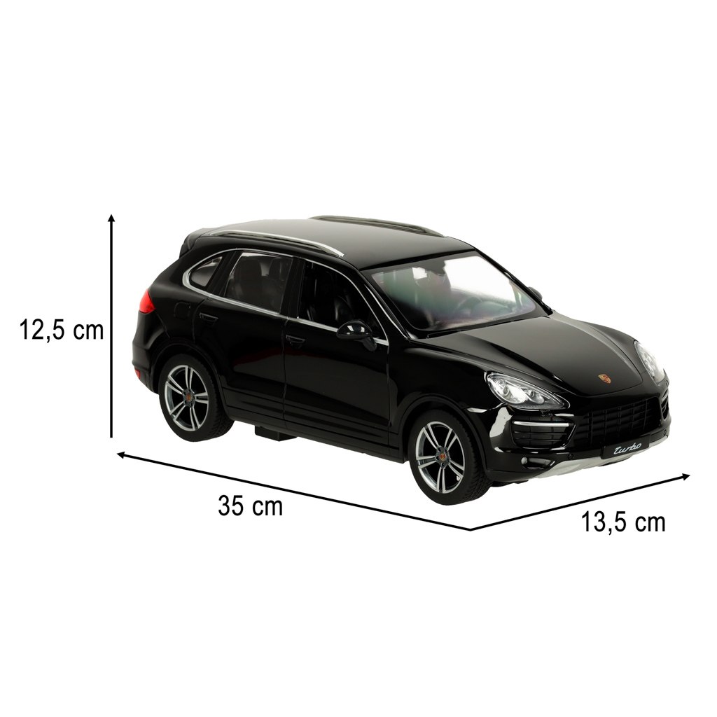 Samochód zdalnie sterowany Rastar 42900 Porsche Cayenne Turbo 114 czarny