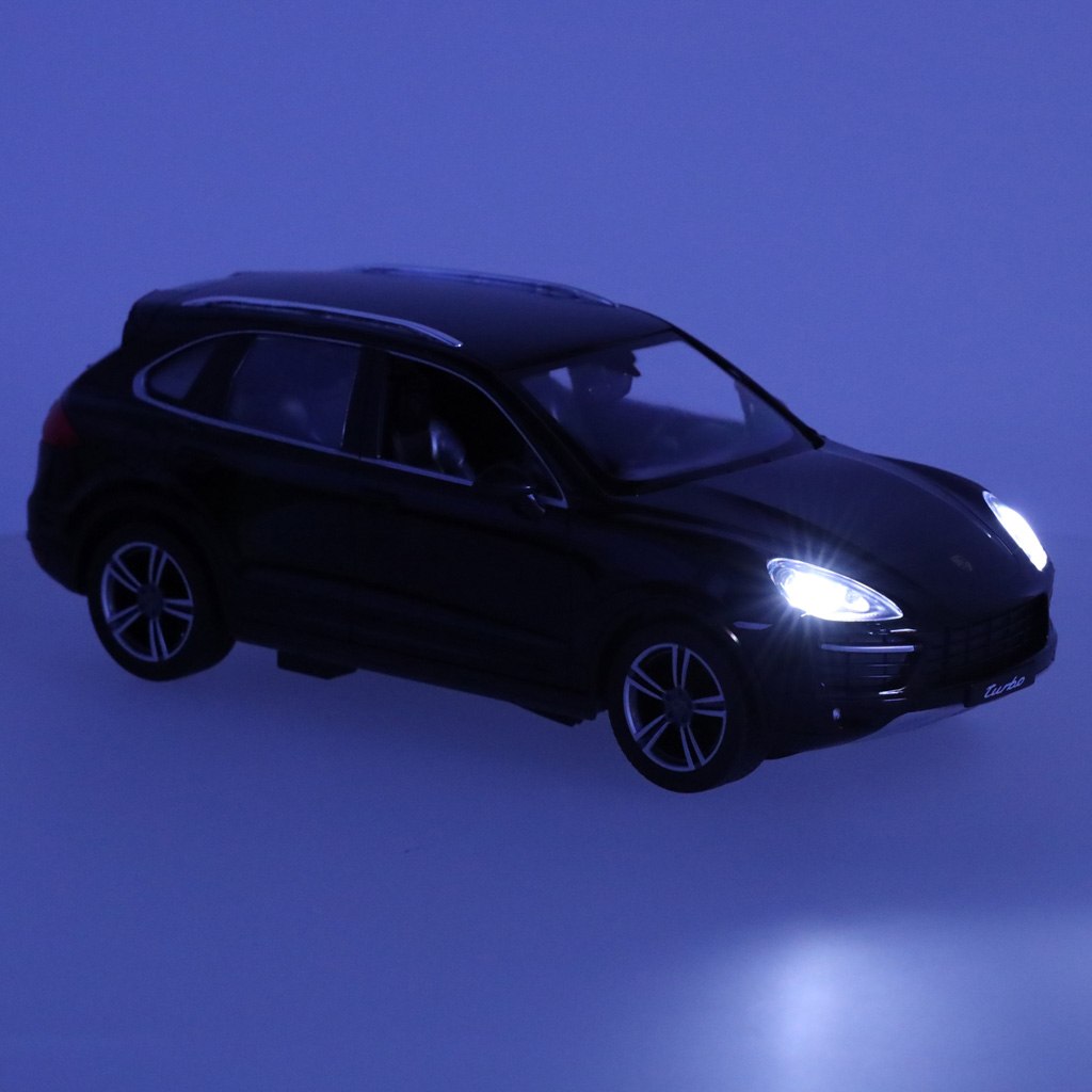 Samochód zdalnie sterowany Rastar 42900 Porsche Cayenne Turbo 114 czarny
