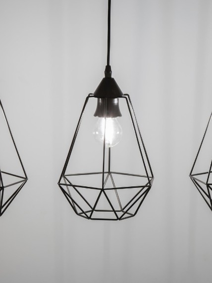 Lampa wisząca Luster Wire marki Westwing, 75x25 cm